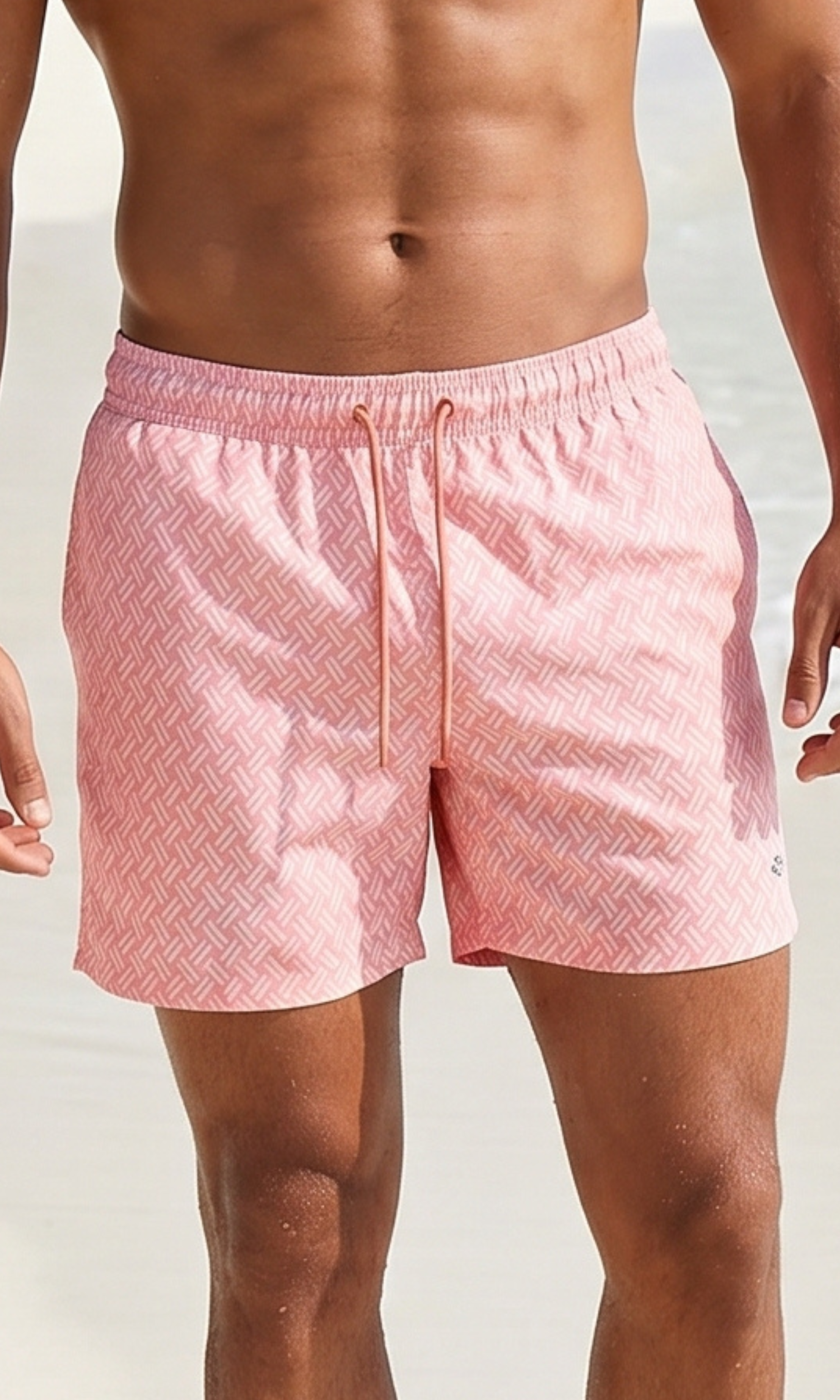 Men Printed Swim Shorts