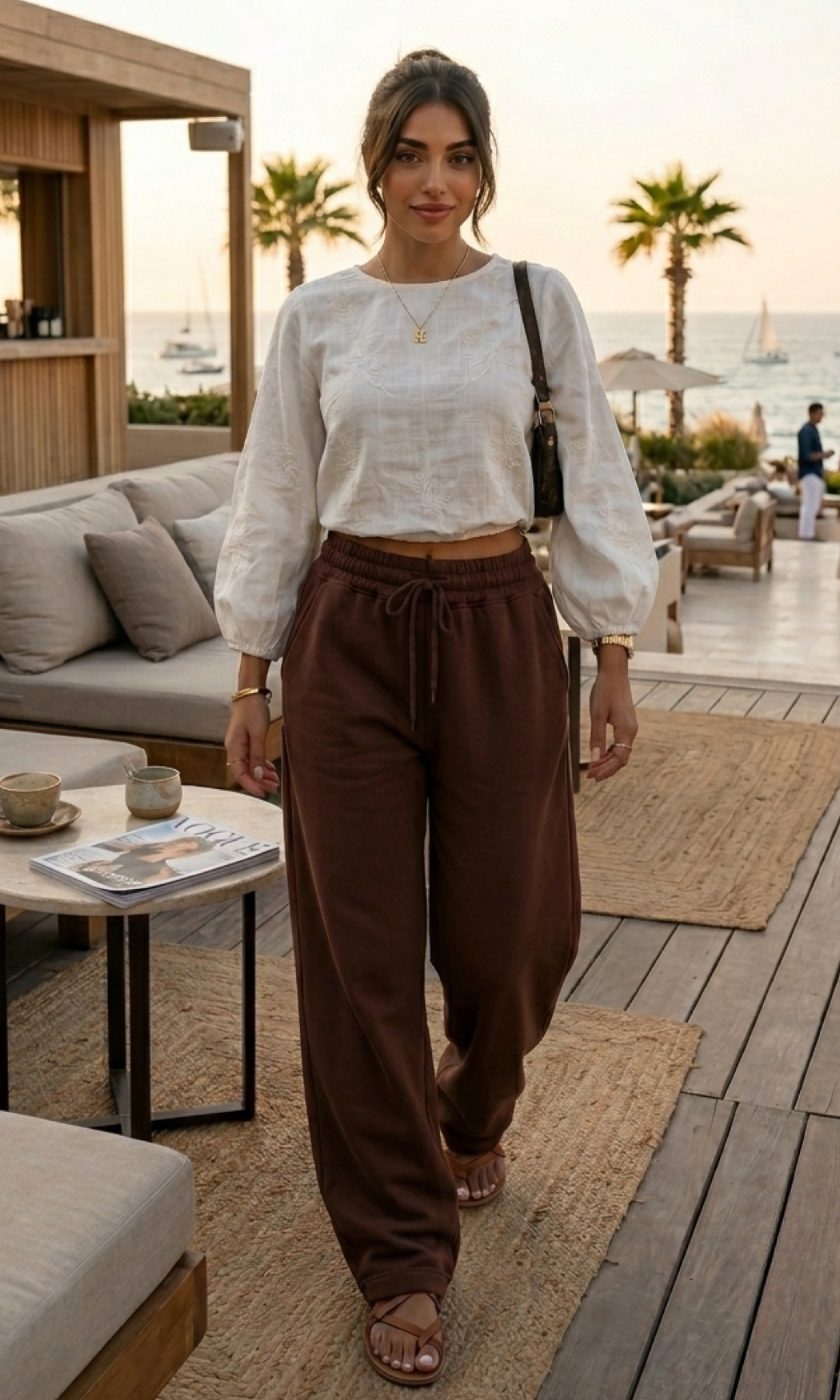 Women High Waist Sweatpants AE