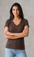 New-Women Cotton V-neck T-Shirt