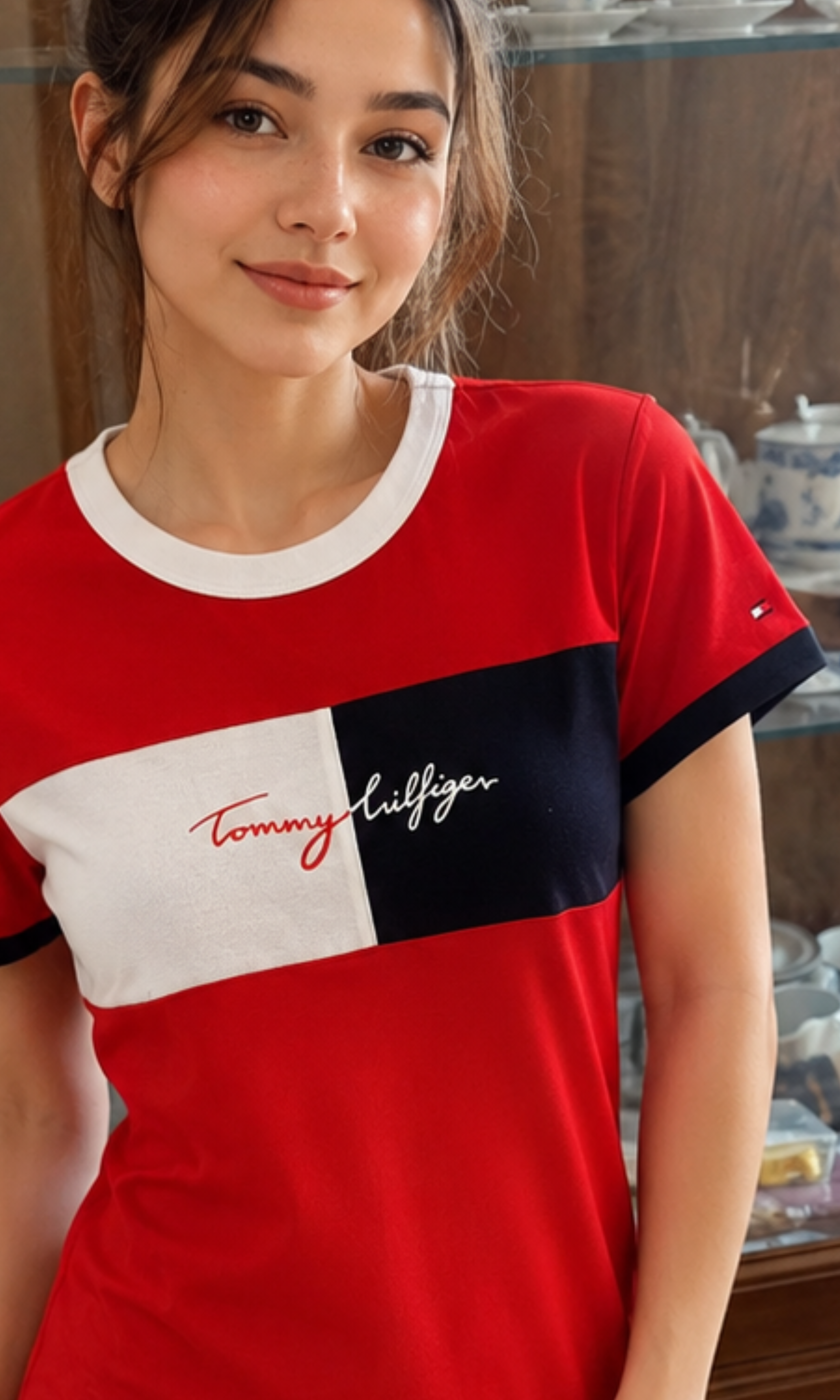 NEW-Women Short Sleeve T-Shirt Dress