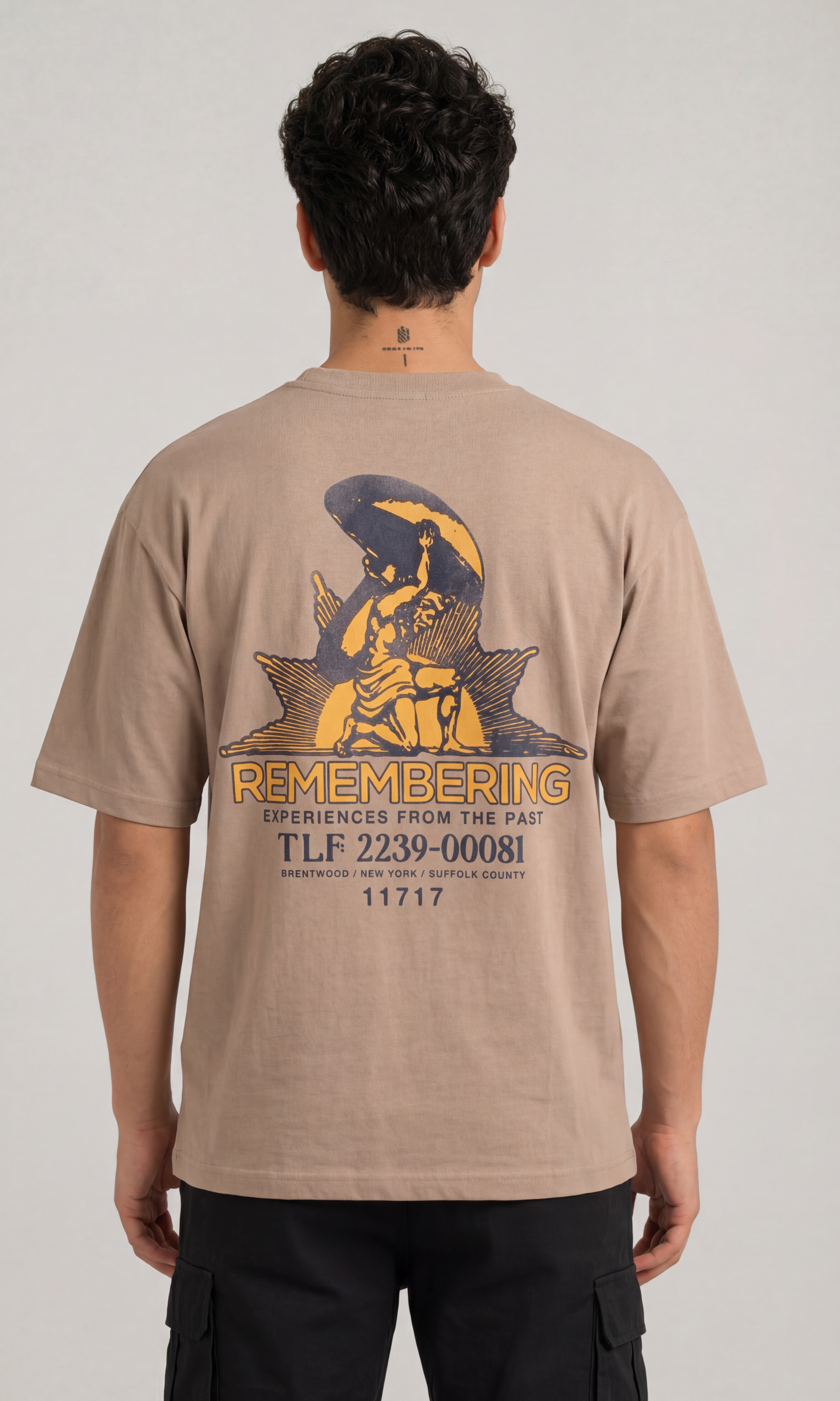 Men T-shirt Pull & Bear (Cafe)