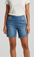 Women Elastic Waist Denim Shorts