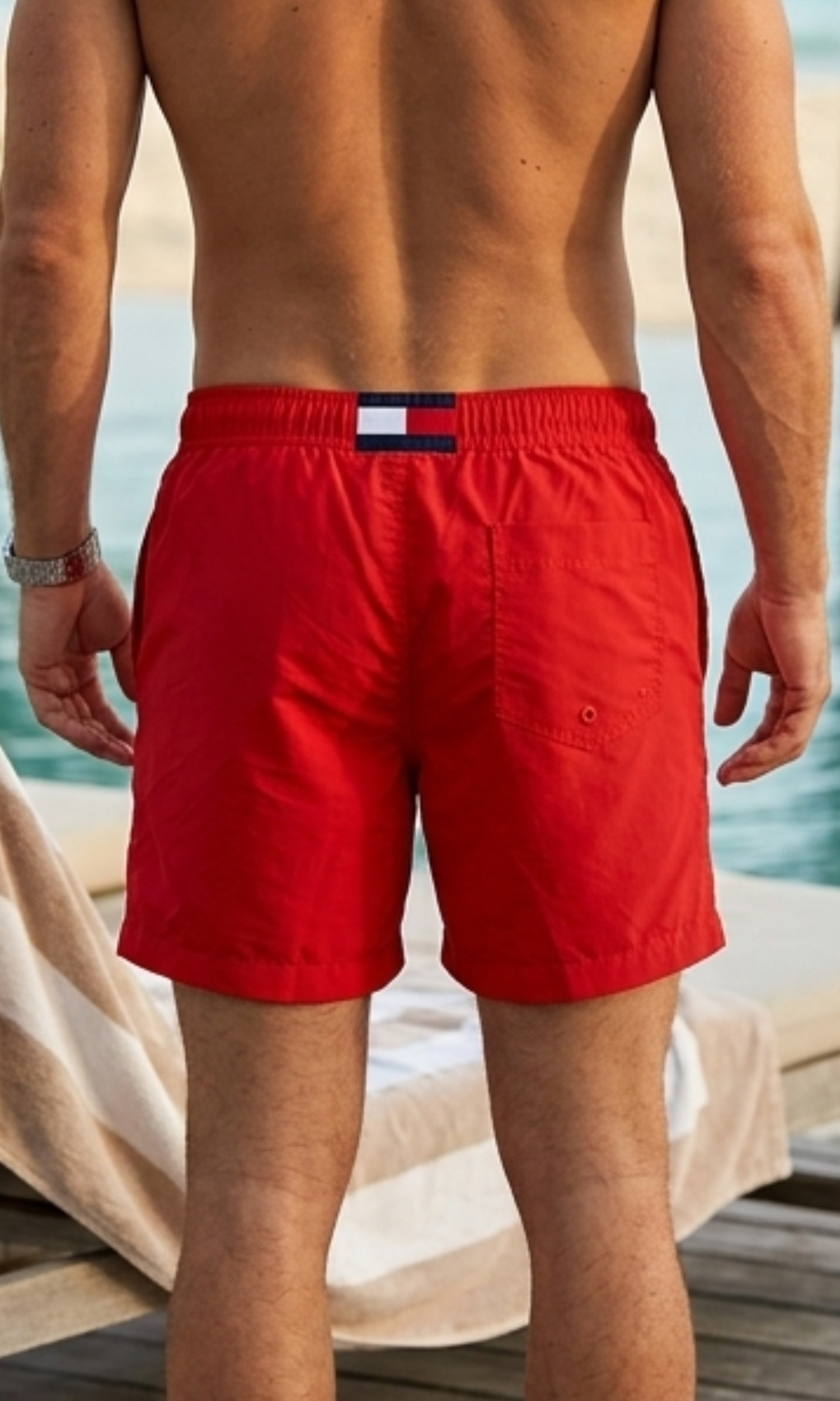 Men Swim Sporty Trunks