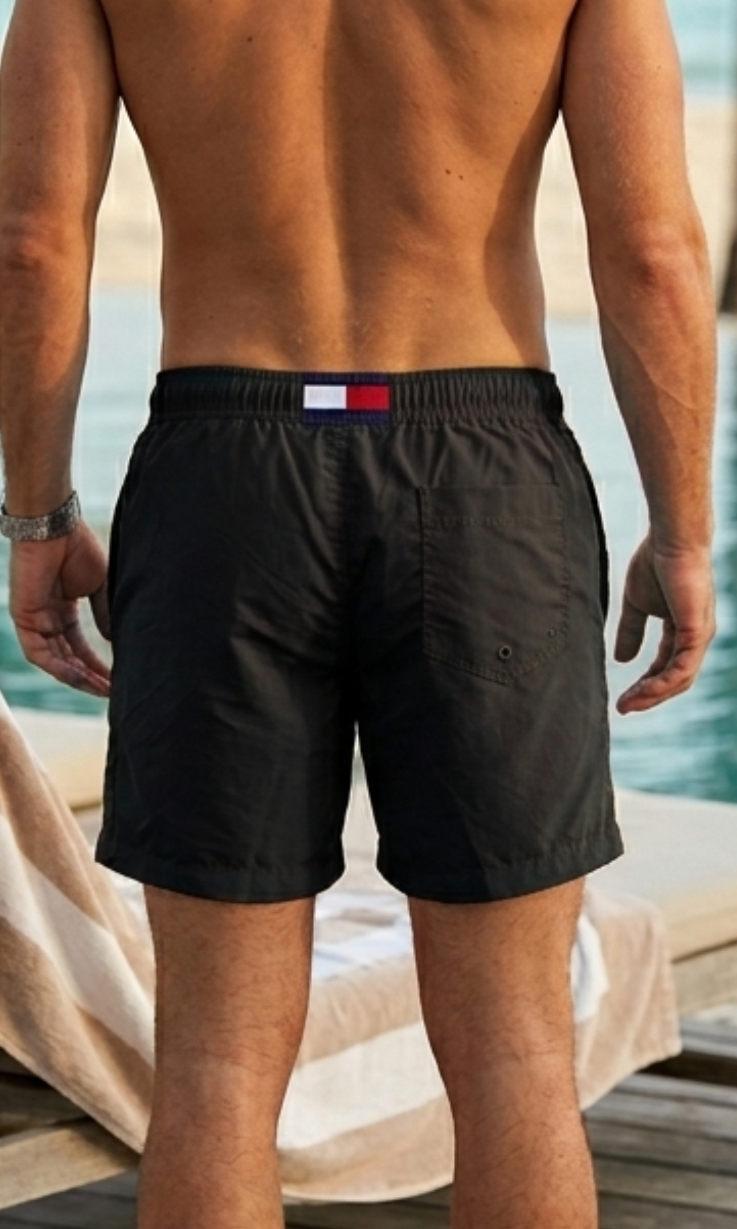 Men Swim Sporty Trunks