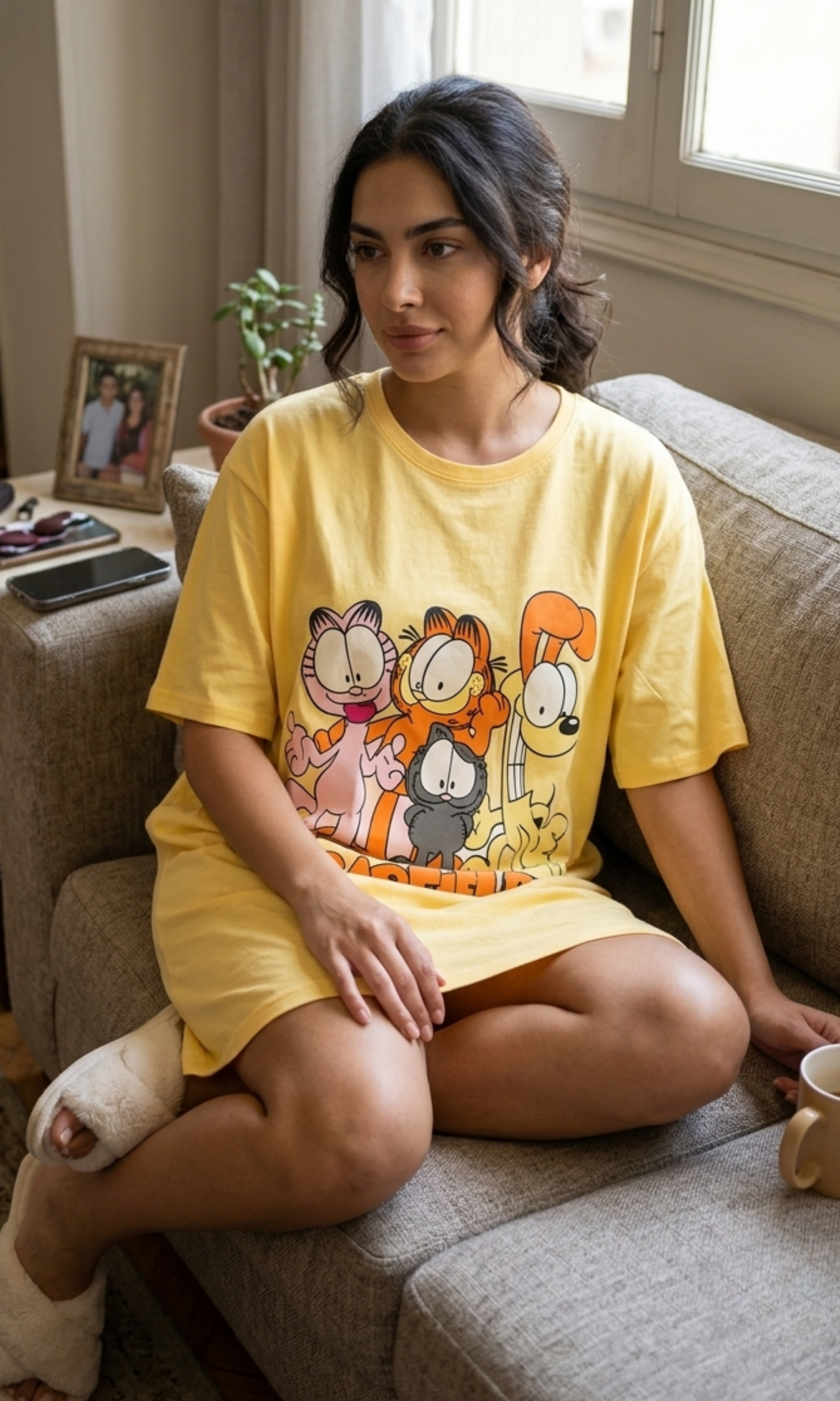 Women Over Size Nightshirt GARFIELD
