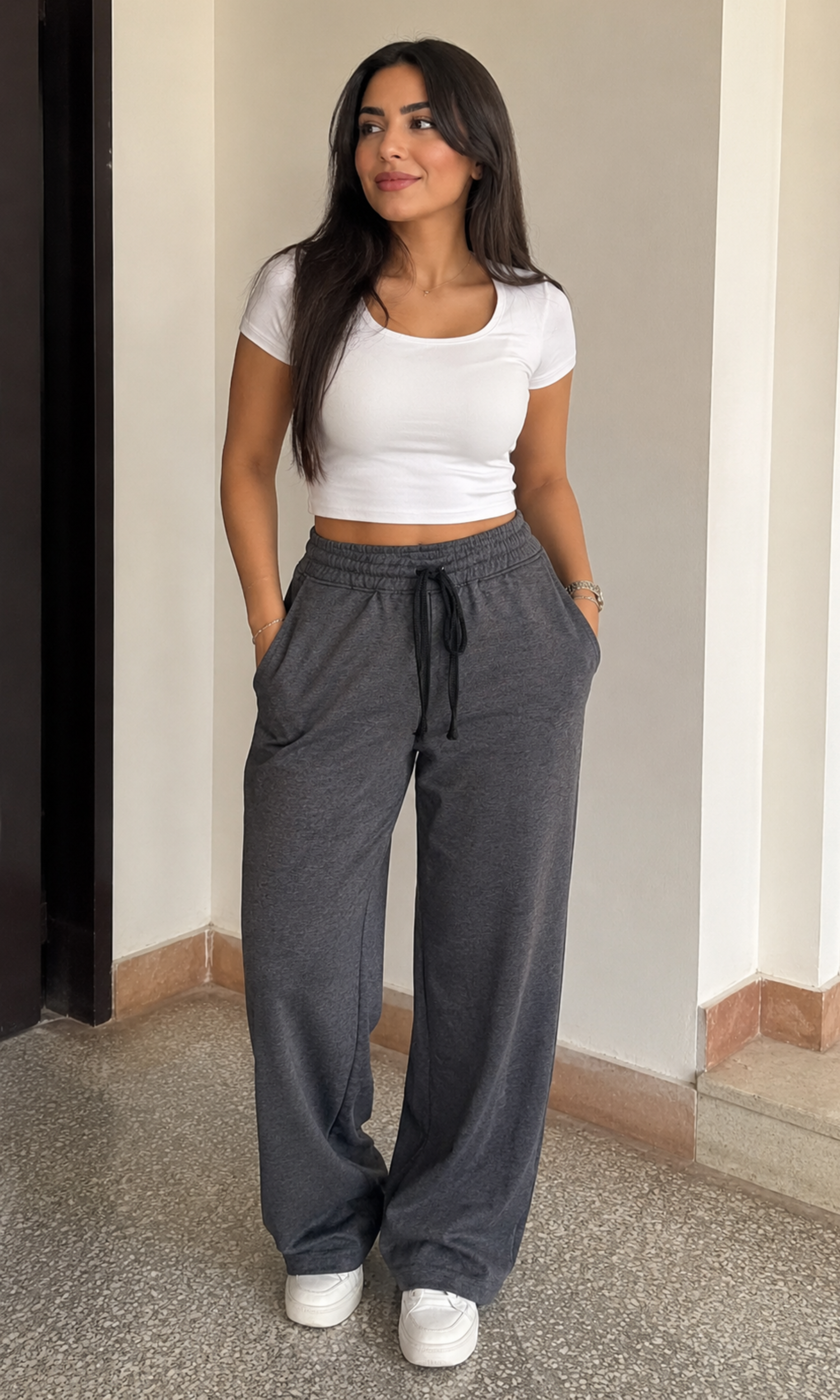 Women High Waist Sweatpants AE