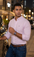 Men Striped Oxford Shirt With Button-Down Collar