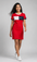 NEW-Women Short Sleeve T-Shirt Dress