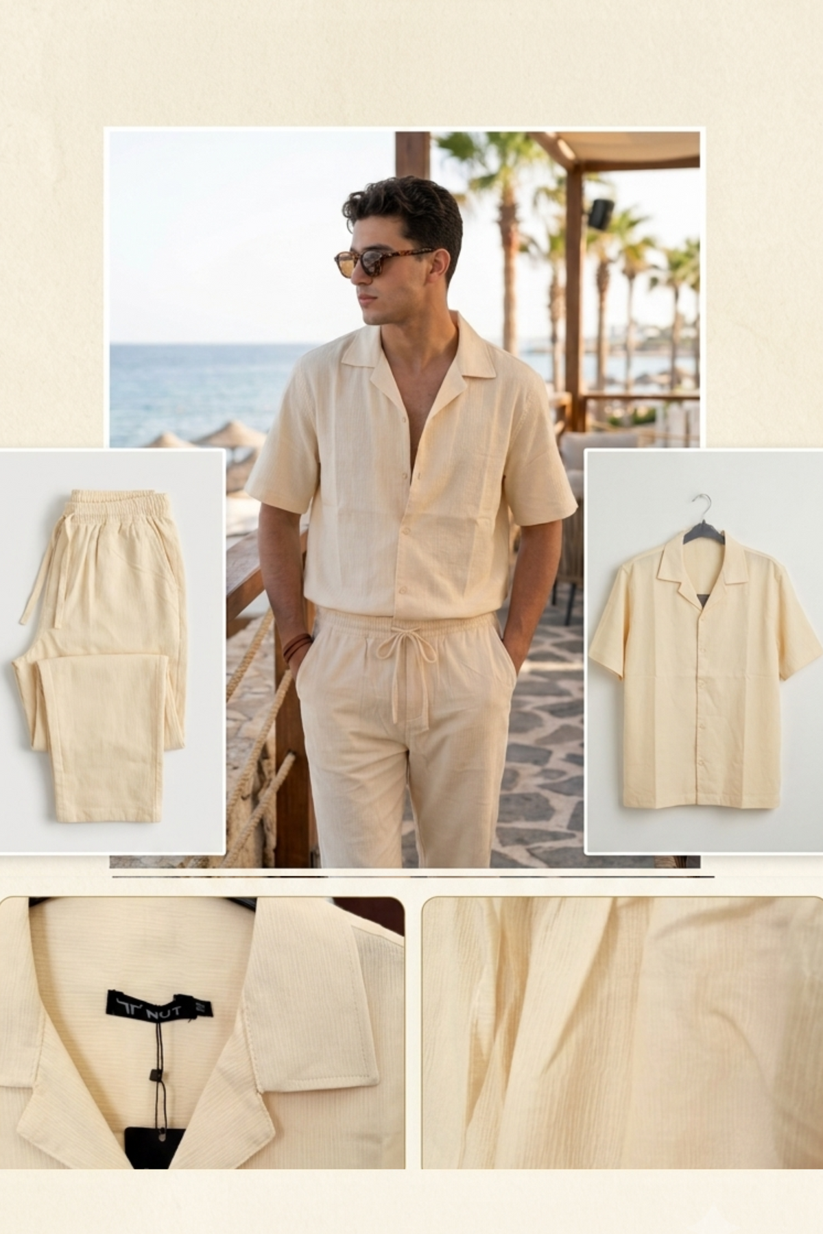 NUT- Men Coastal Chic Linen Set