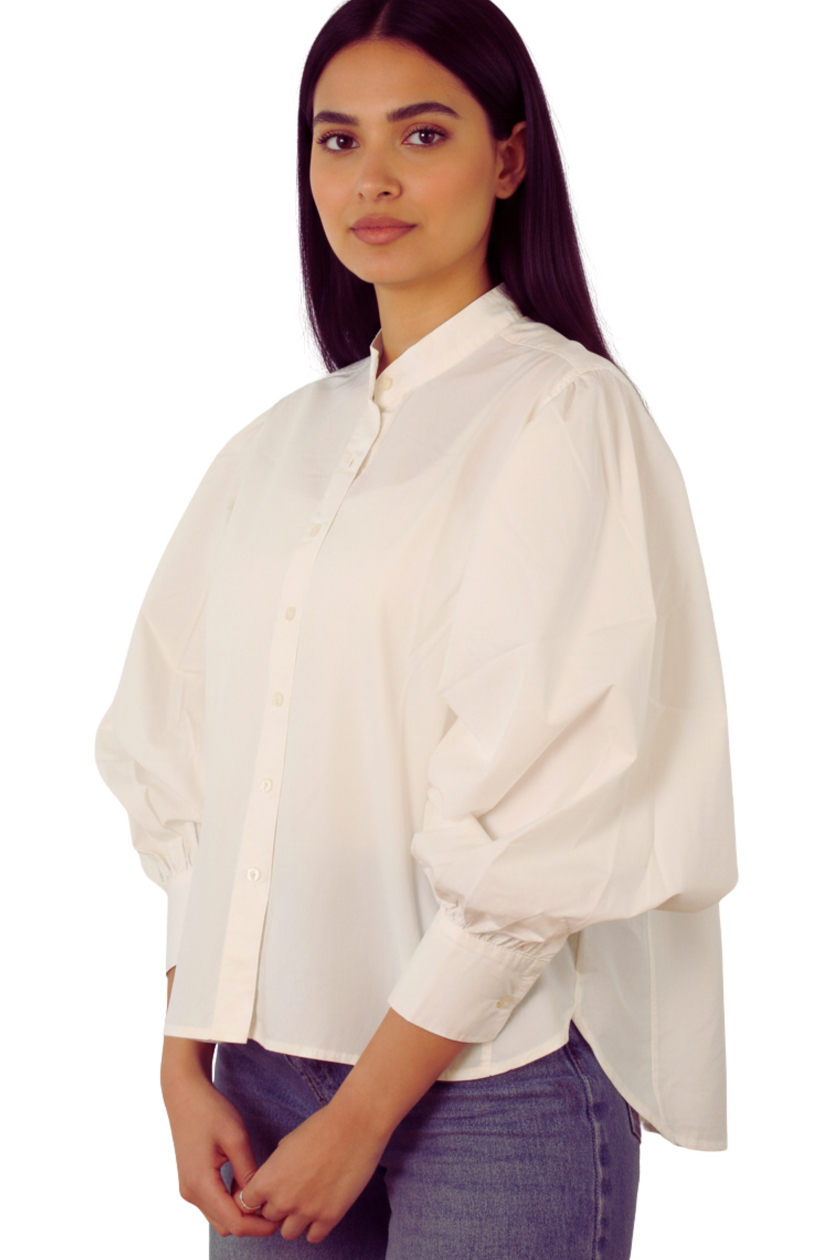 Women Blouse - Balloon sleeves