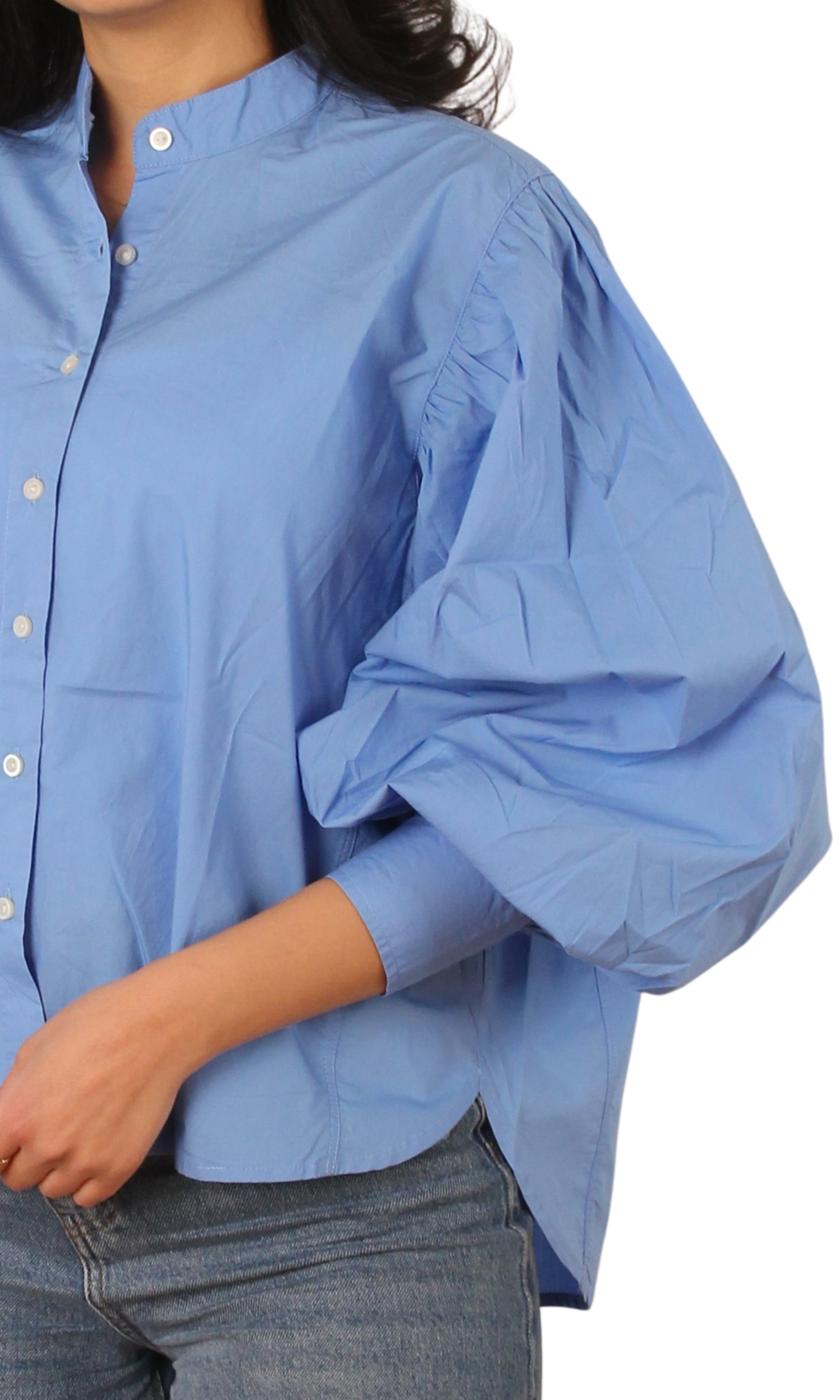 Women Blouse - Balloon sleeves