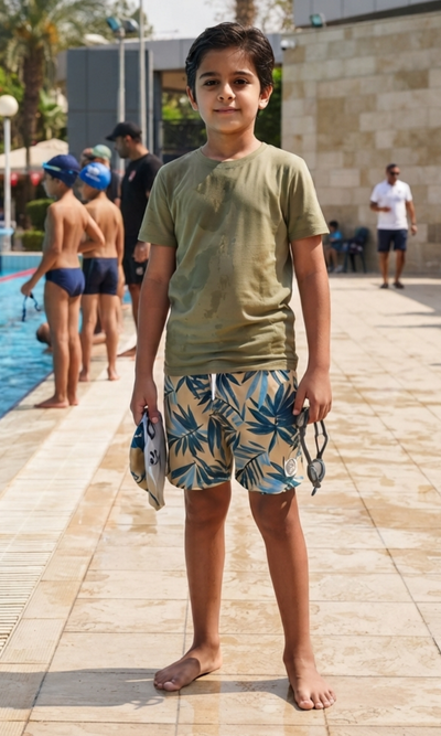 Kids Quick-Dry Shorts-Swimwear
