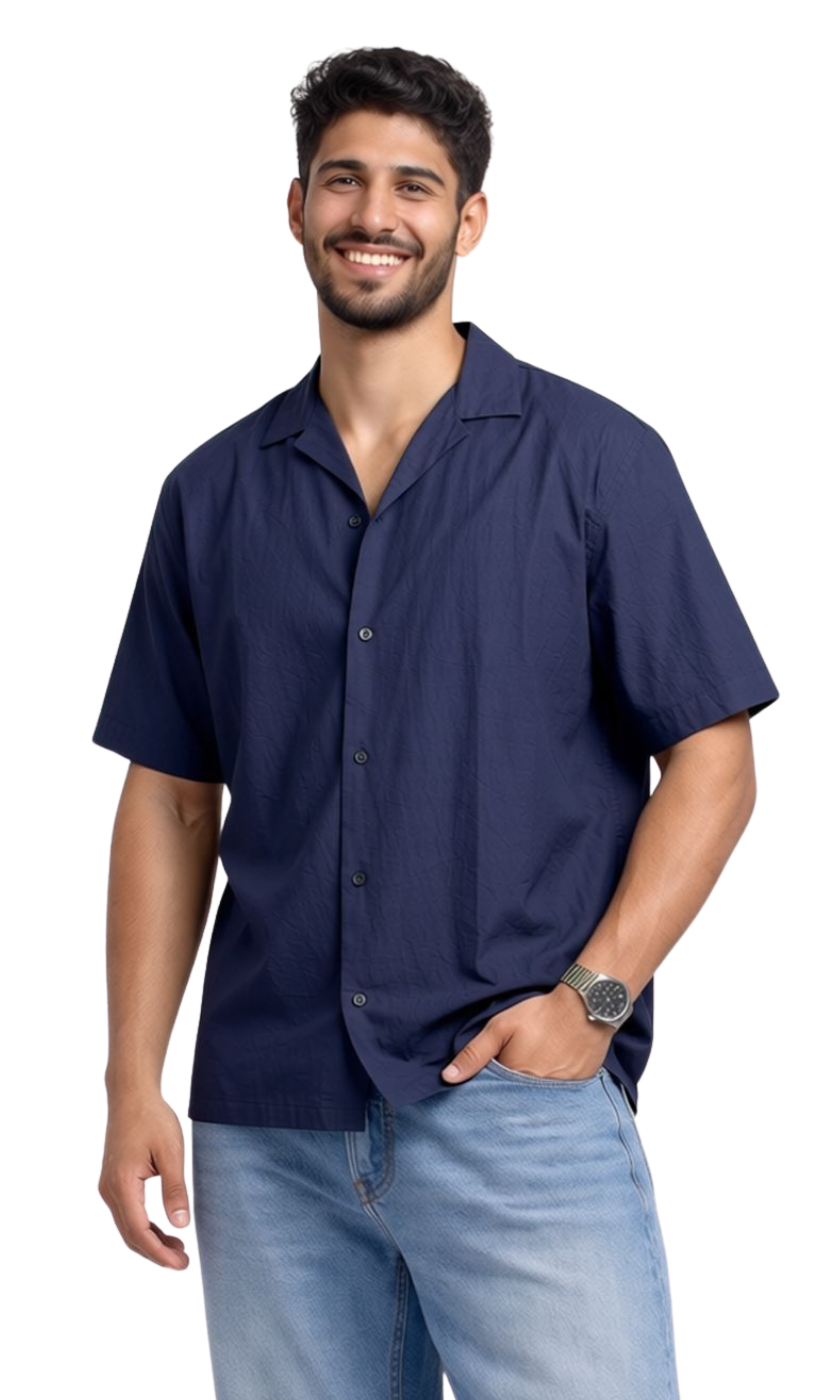 Men Regular Fit Texture Shirt