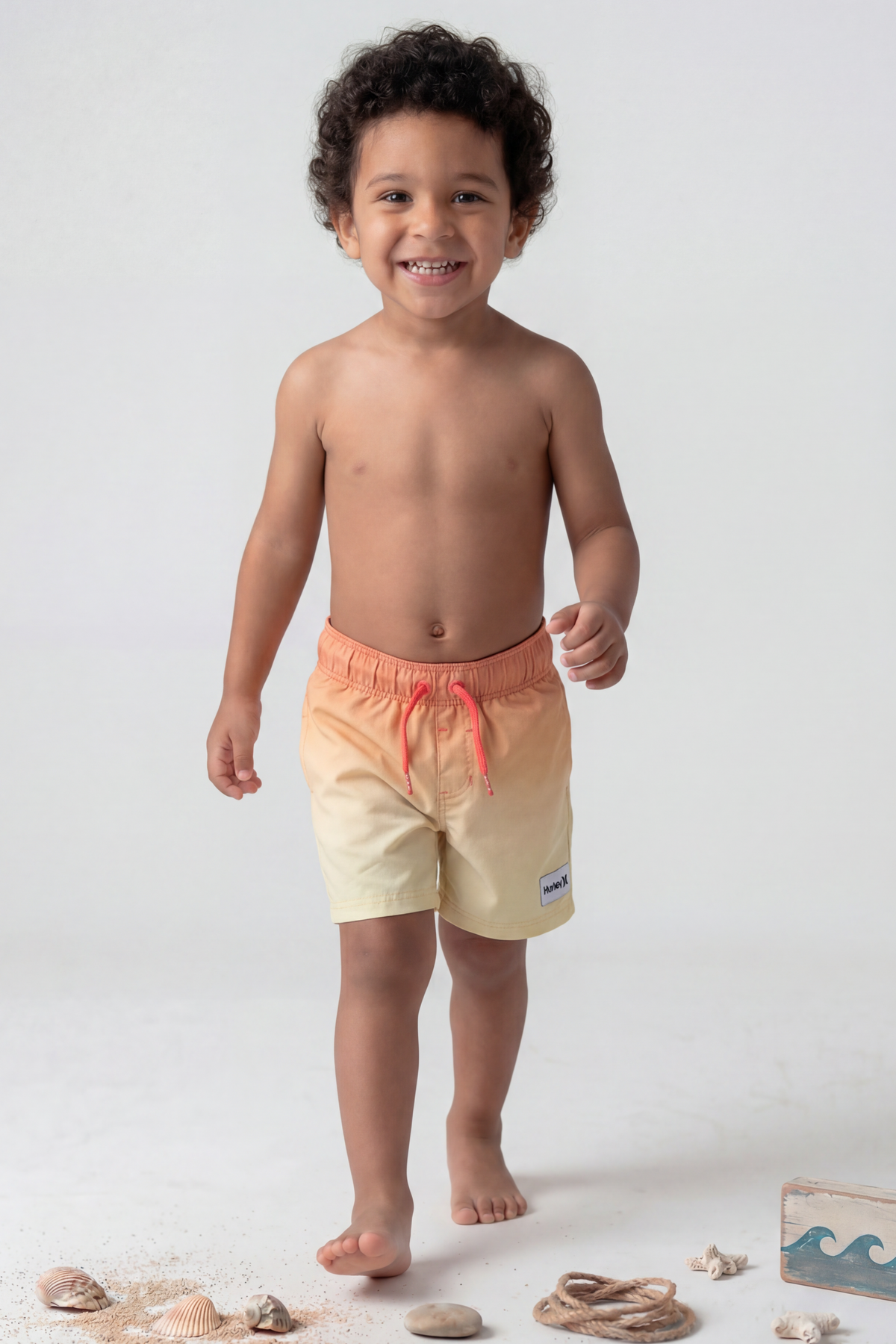 Kids Ombre Fade Swim Shorts
