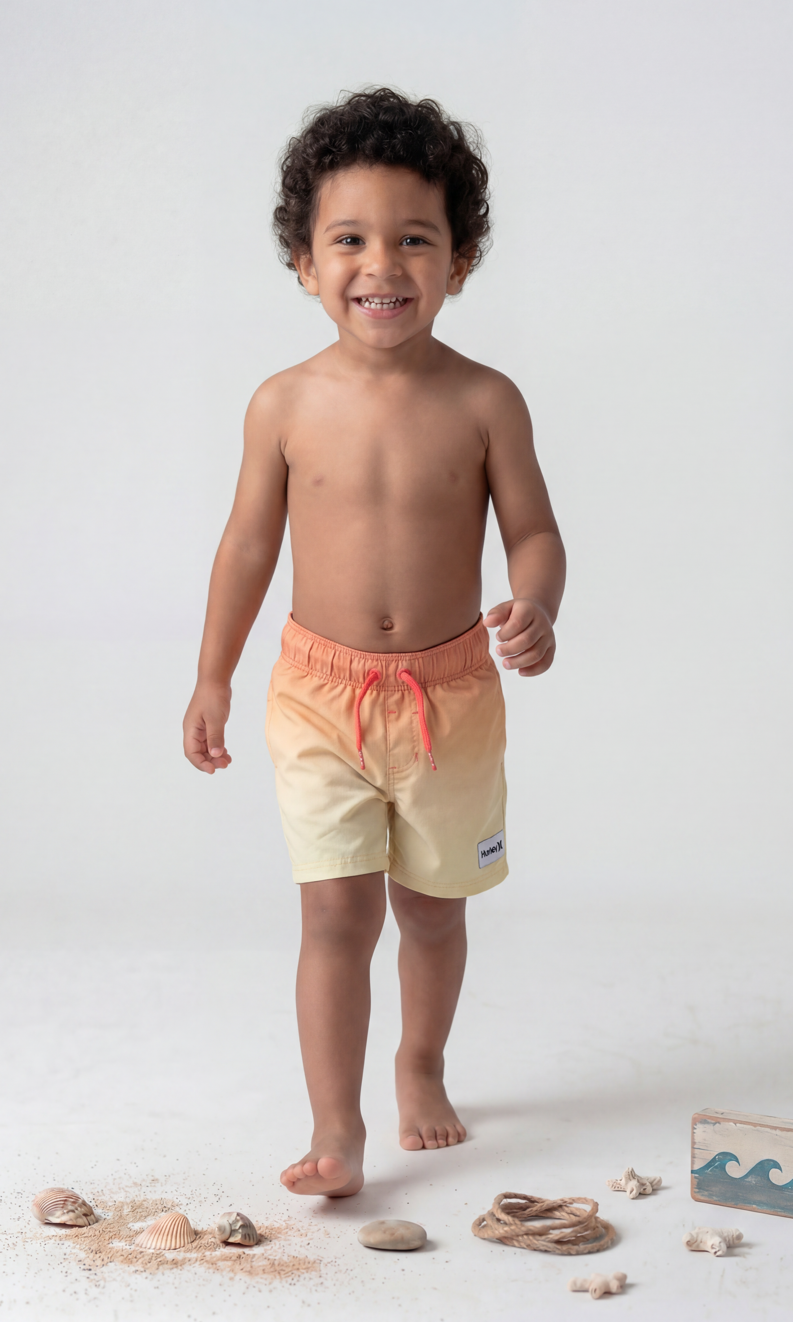 Kids Ombre Fade Swim Shorts