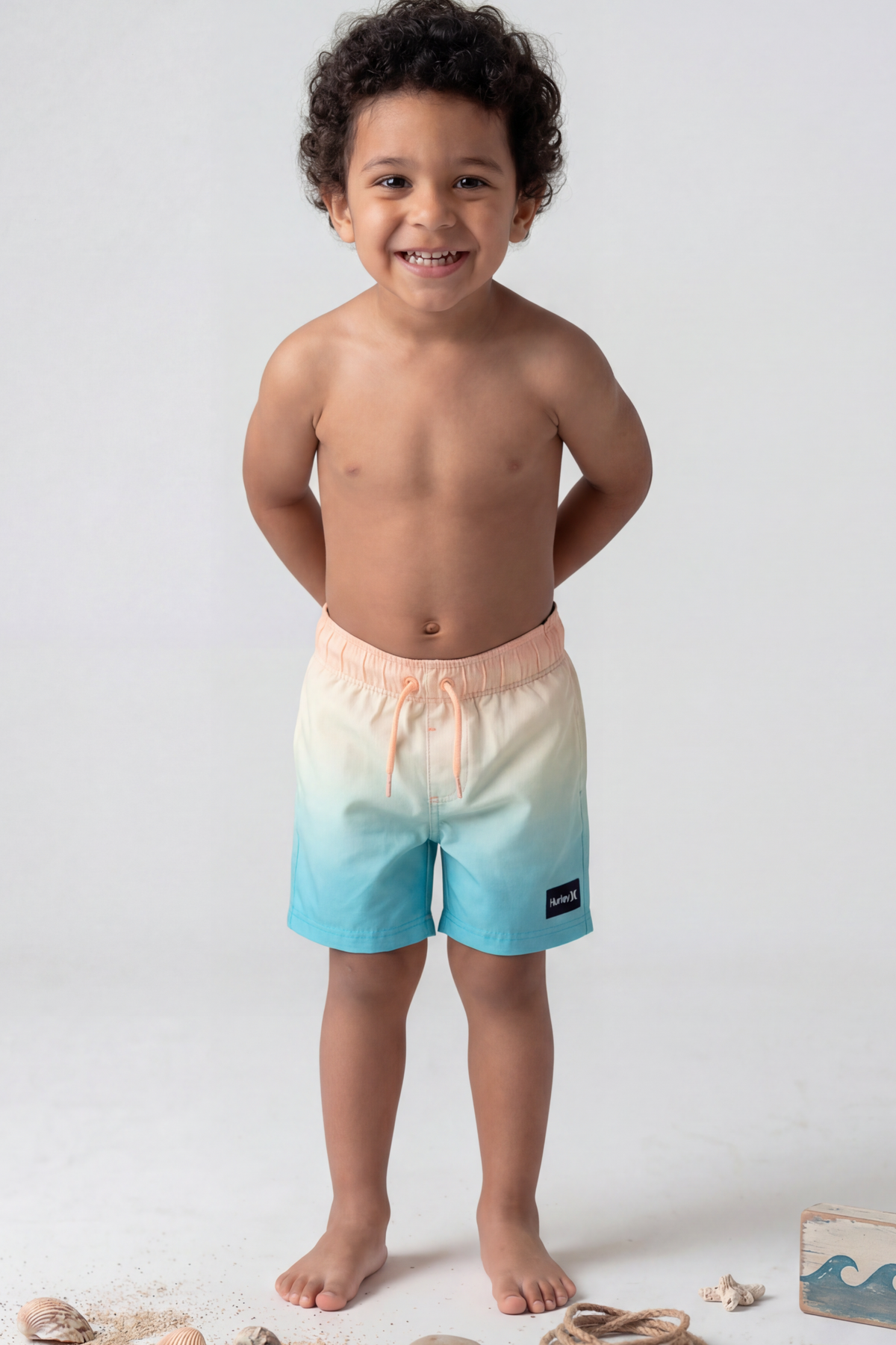 Kids Ombre Fade Swim Shorts