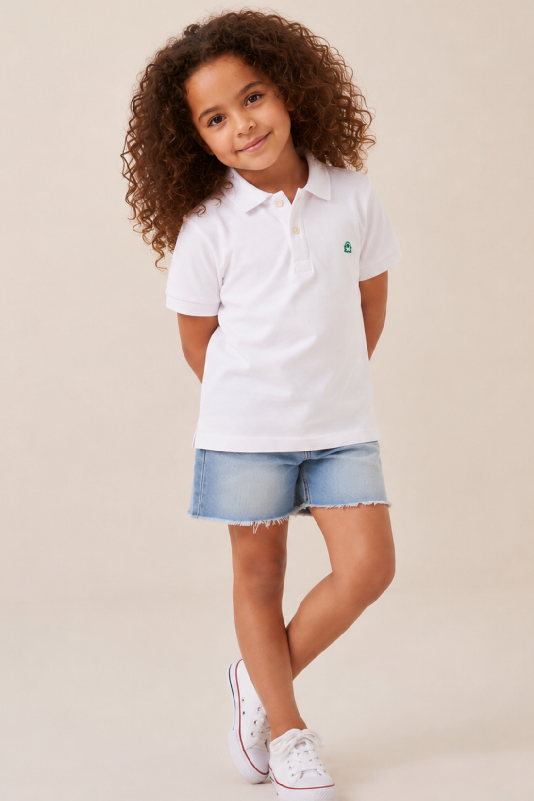 Kids Cotton Short Sleeve Polo Shirt