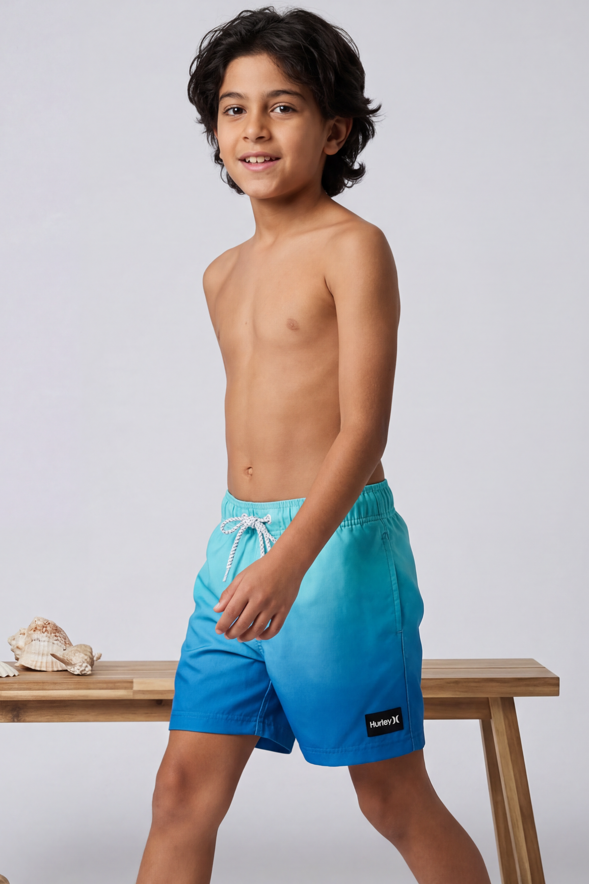 Kids Ombre Fade Swim Shorts