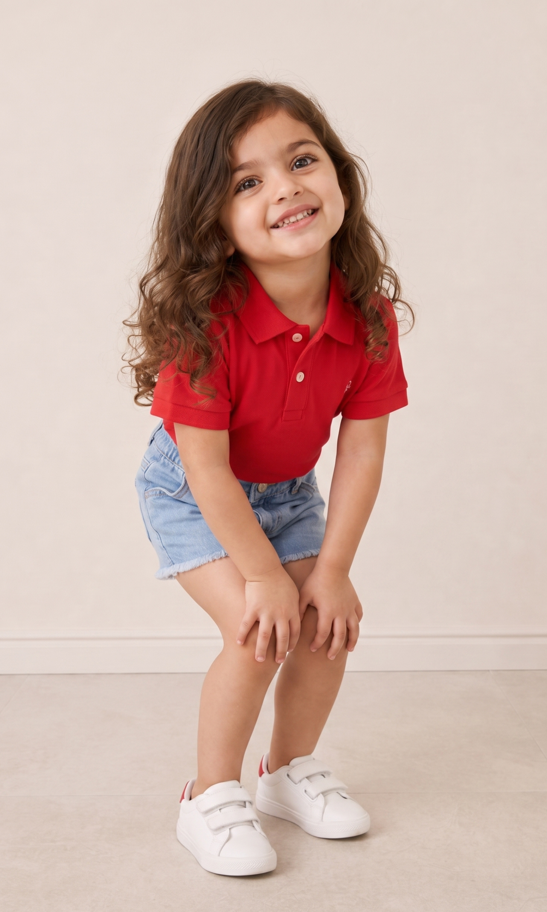 Kids Cotton Short Sleeve Polo Shirt