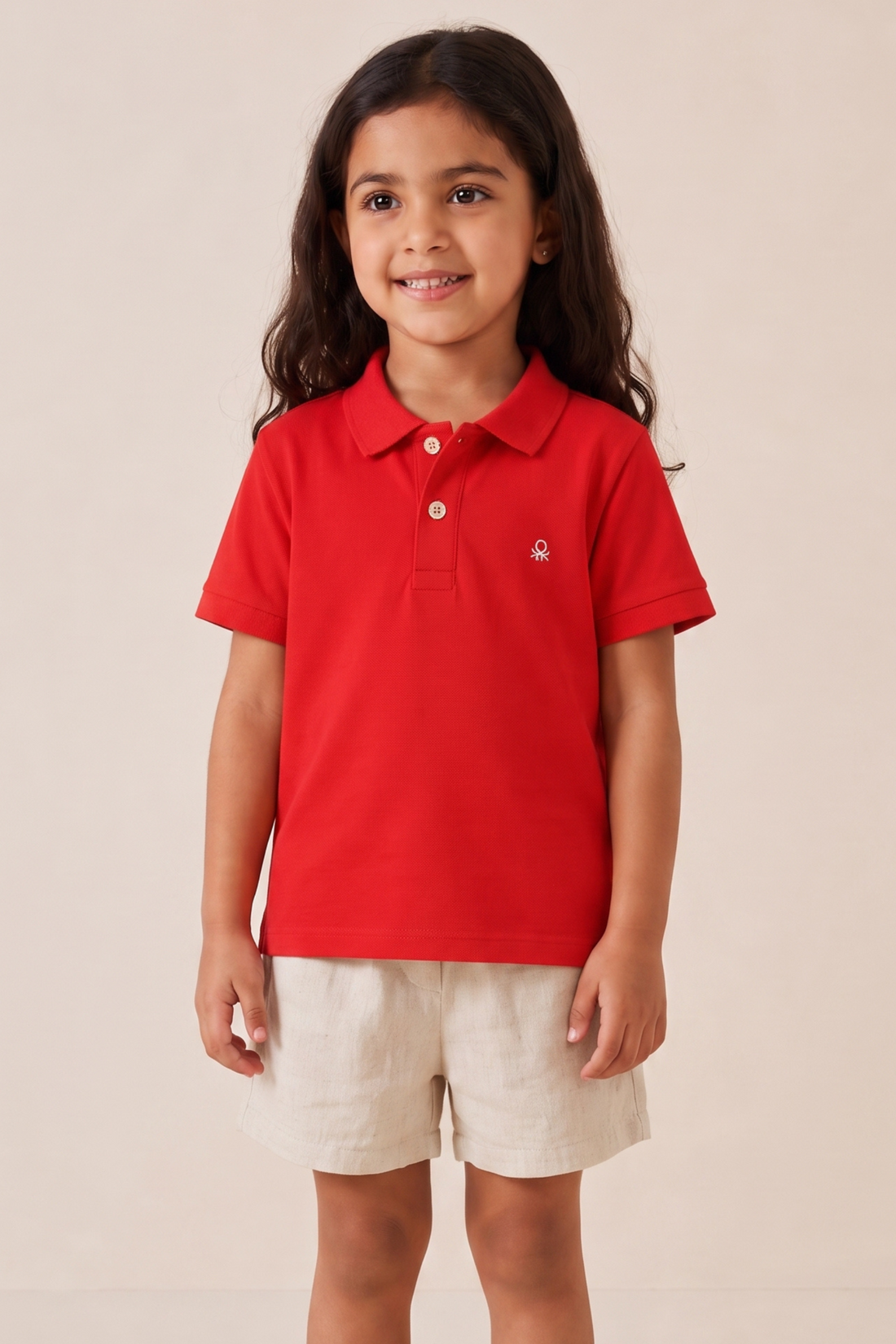 Kids Cotton Short Sleeve Polo Shirt