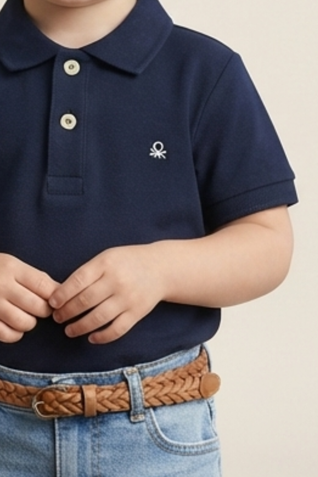 Kids Cotton Short Sleeve Polo Shirt