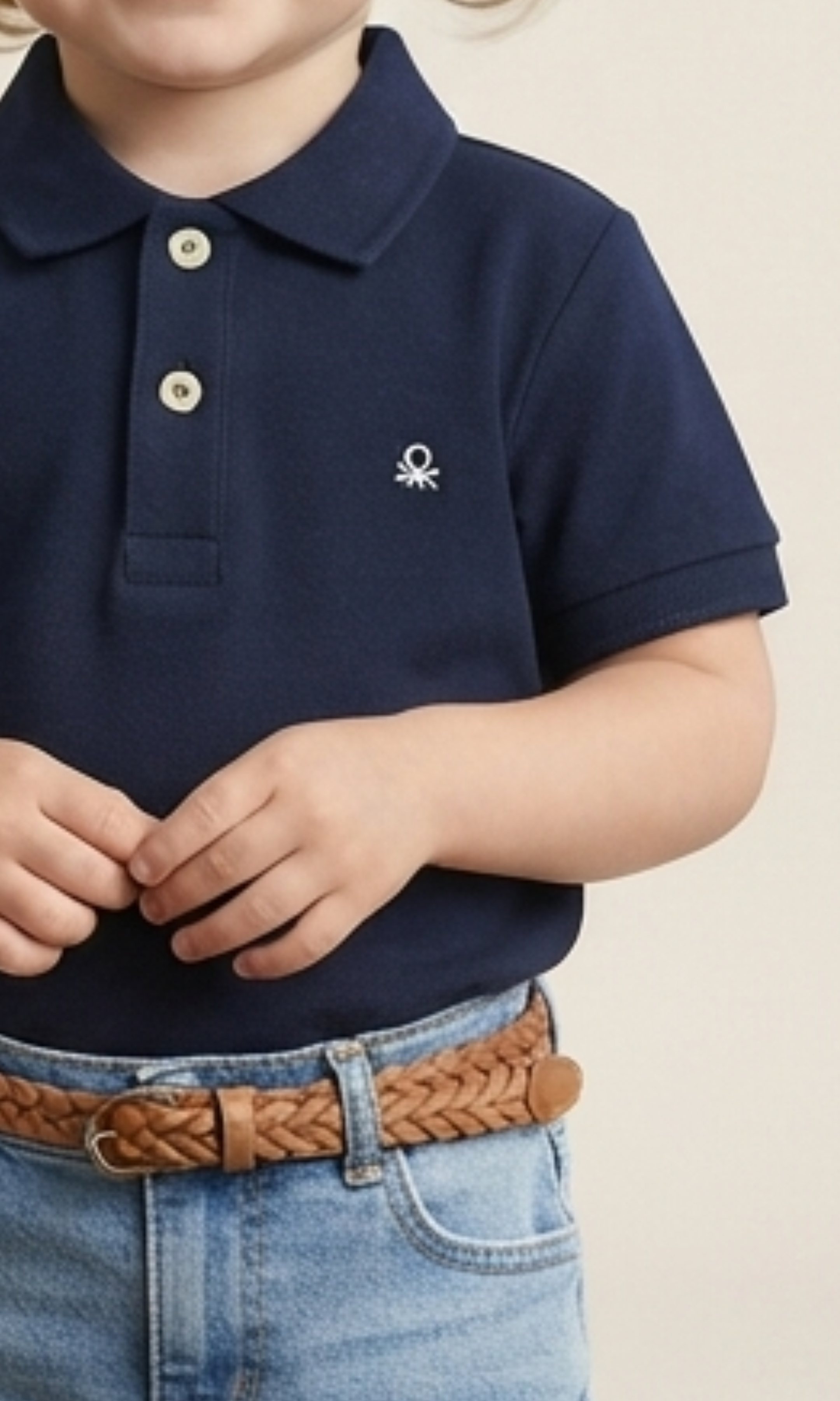 Kids Cotton Short Sleeve Polo Shirt
