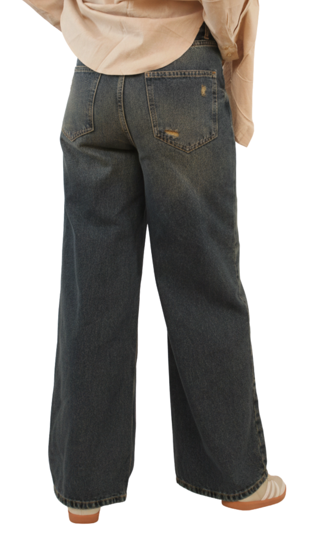 Women High Waist-Wide Leg Jeans