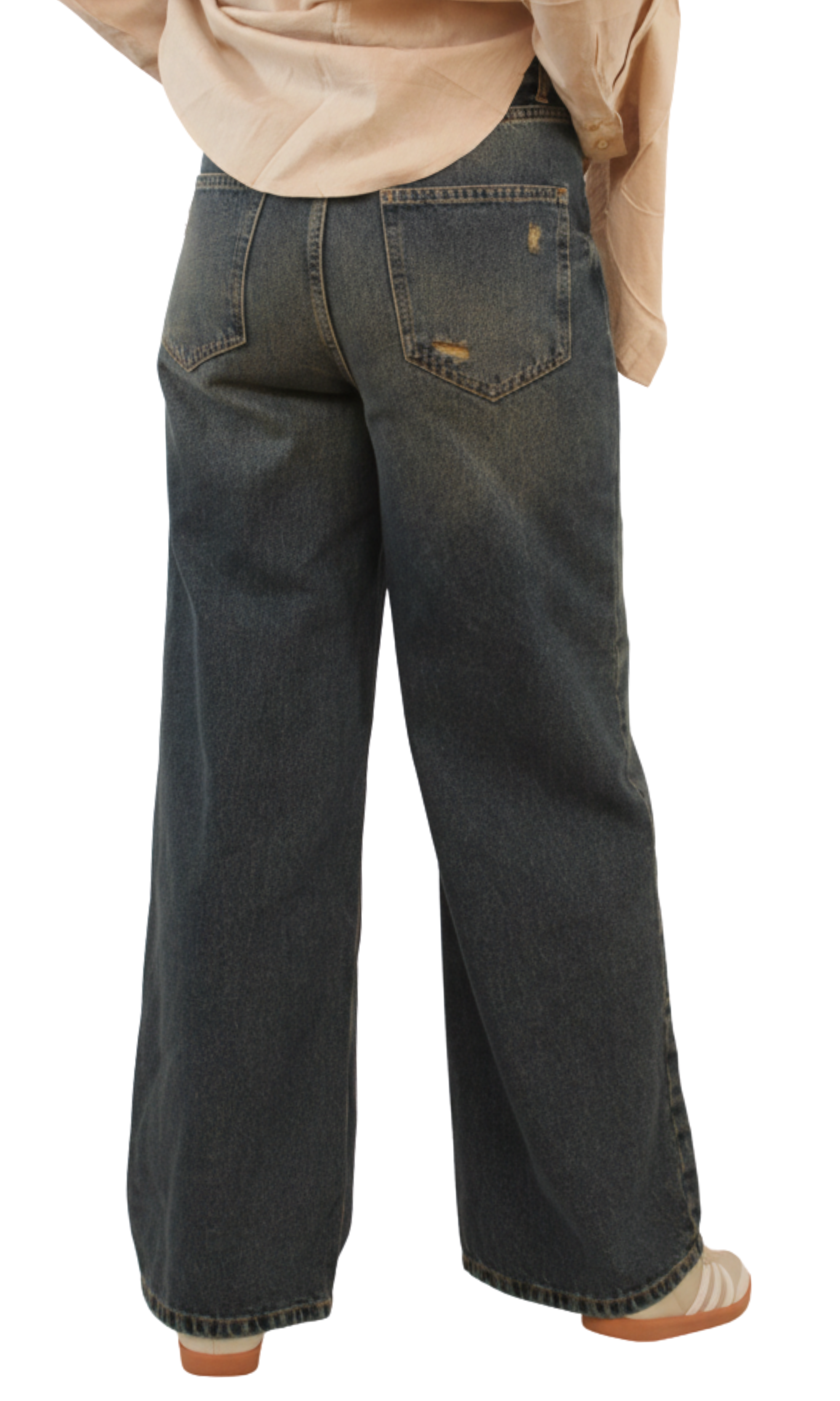 Women High Waist-Wide Leg Jeans