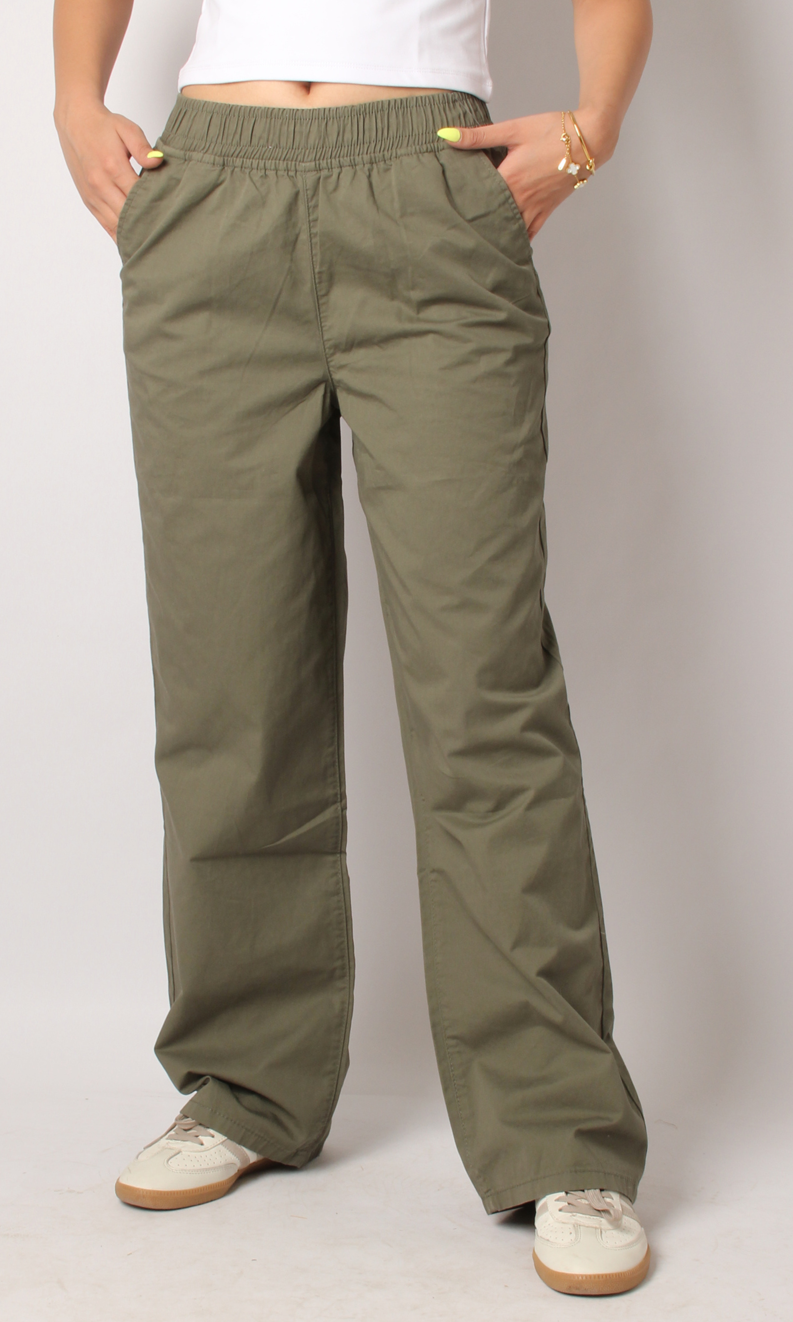 Women Relax Fit Casual Trousers