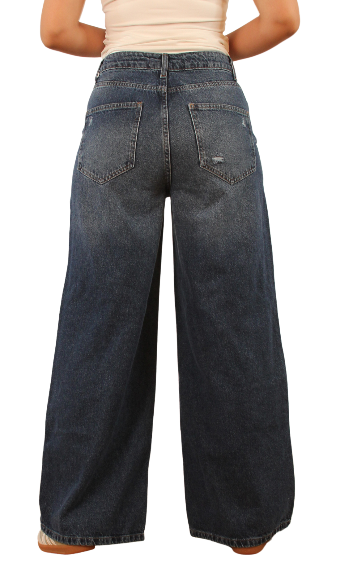 Women High Waist-Wide Leg Jeans