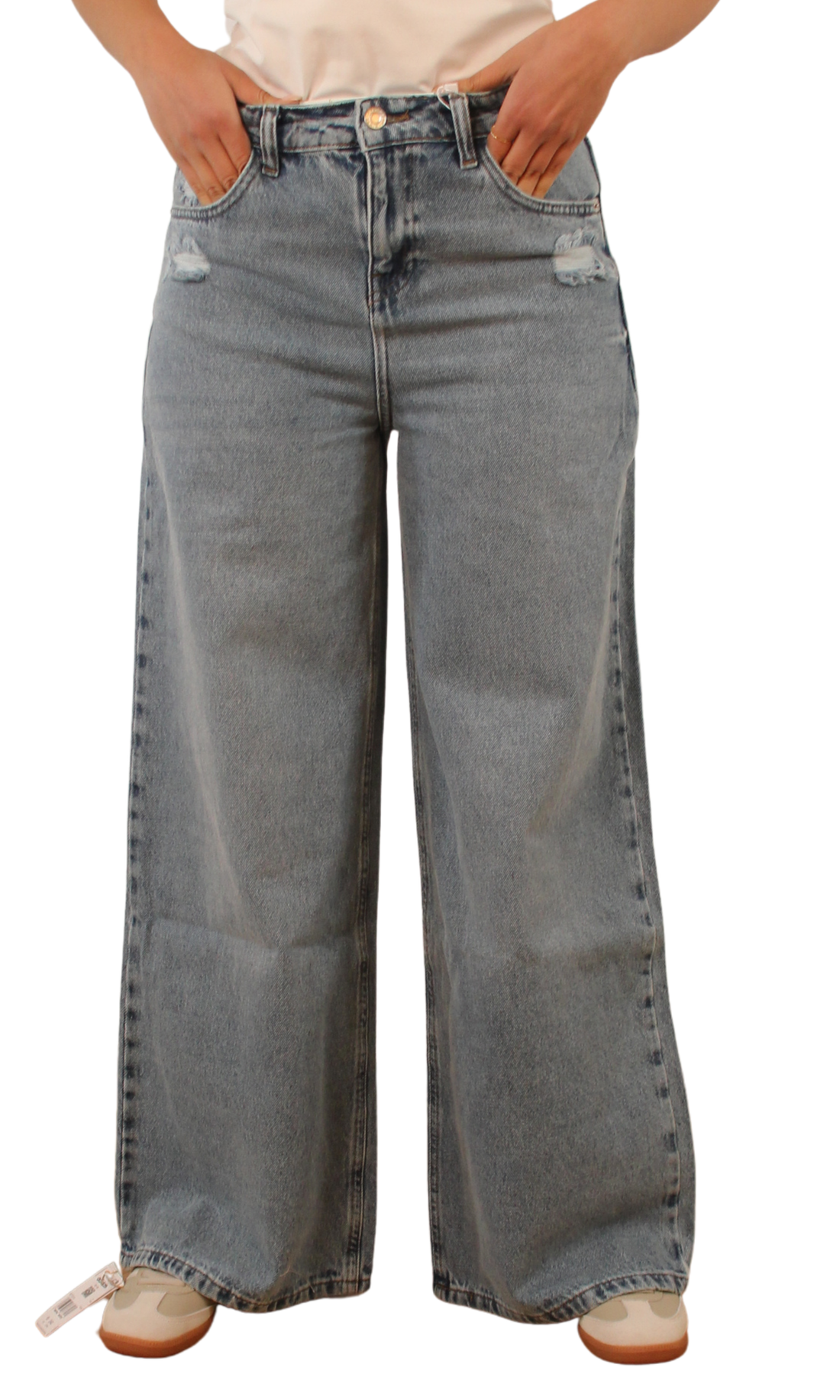 Women High Waist-Wide Leg Jeans