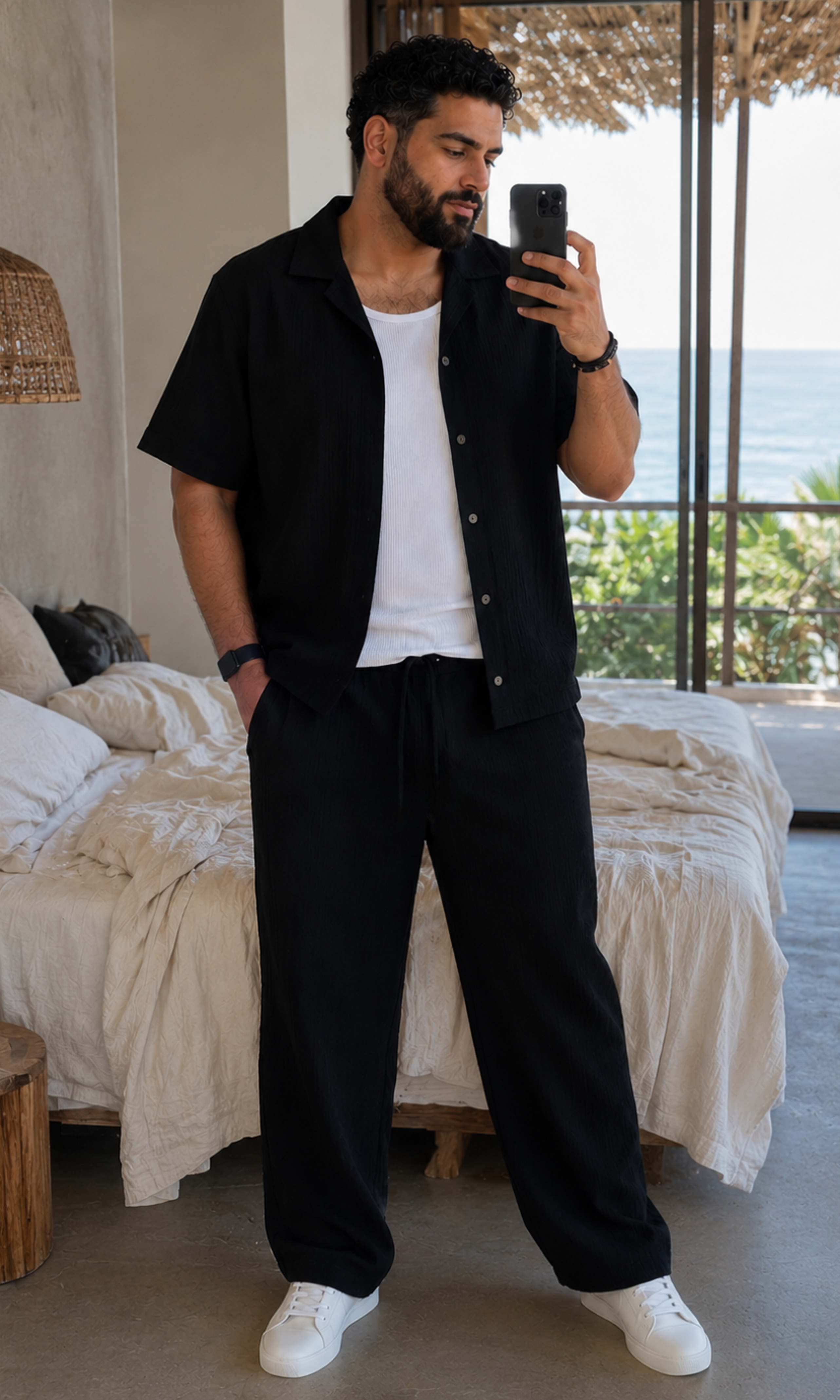 NUT- Men Coastal Chic Linen Set