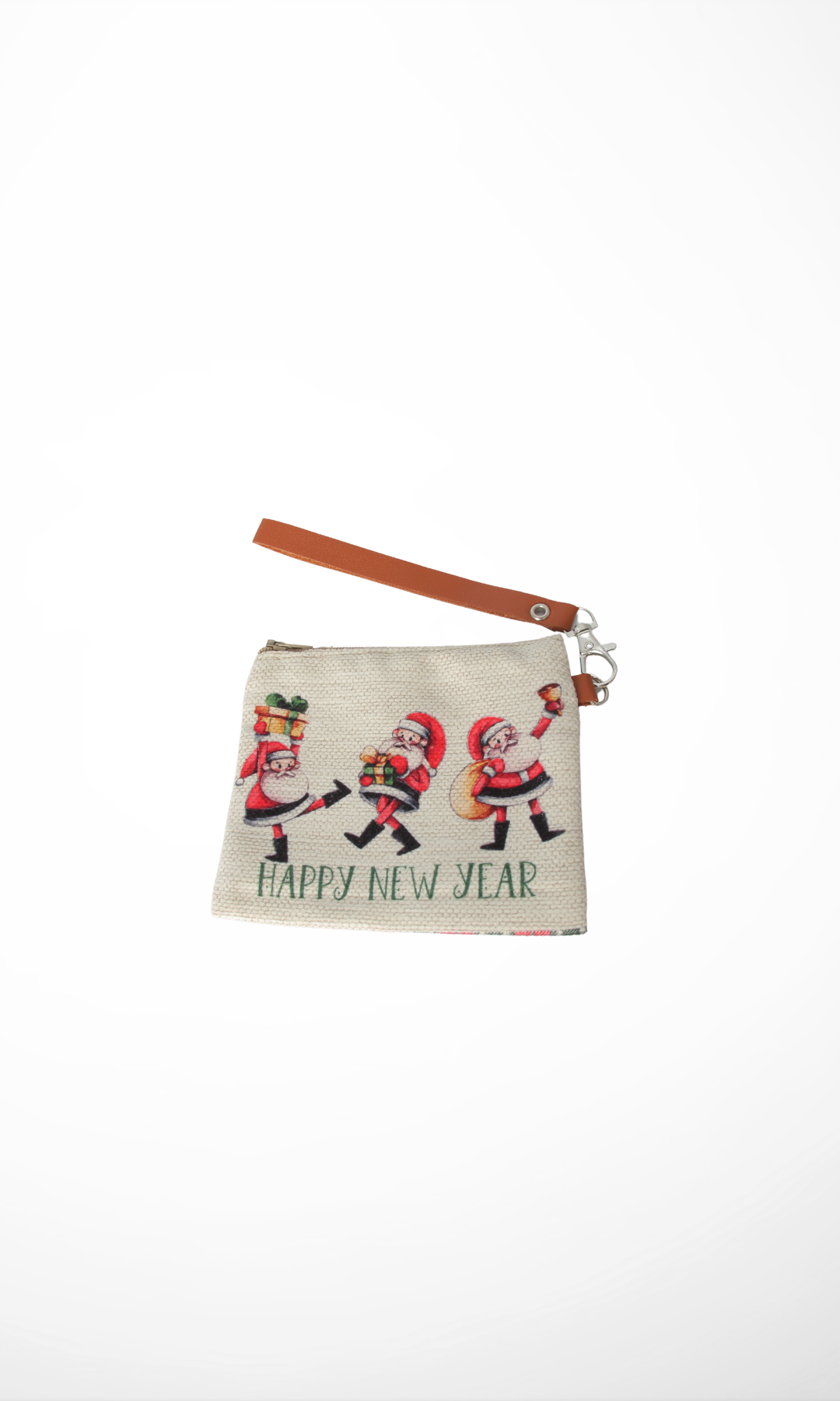 Christmas Coin Purse (3 Santa)