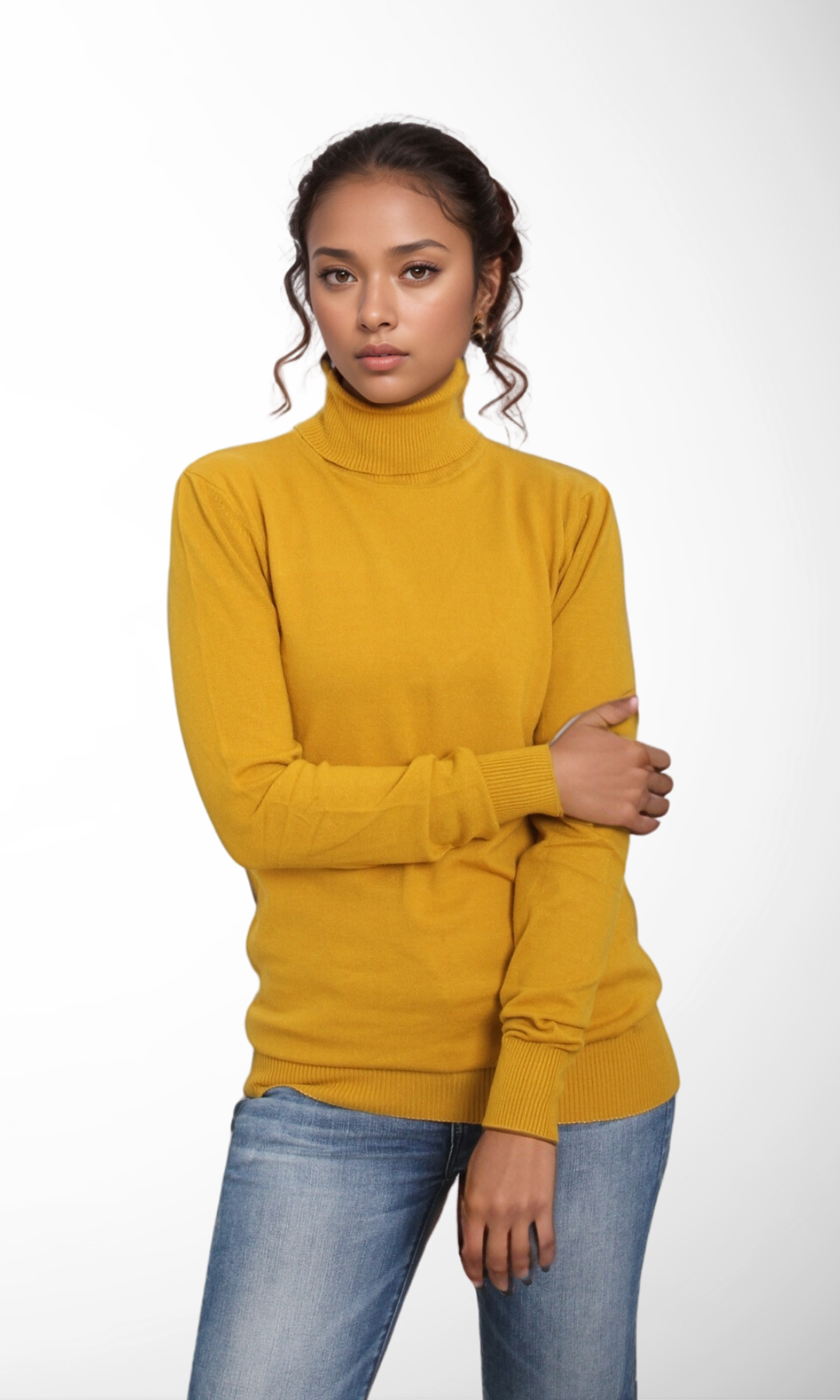 Women Turtleneck Yellow At The Best Price EL-0UTLET Egypt