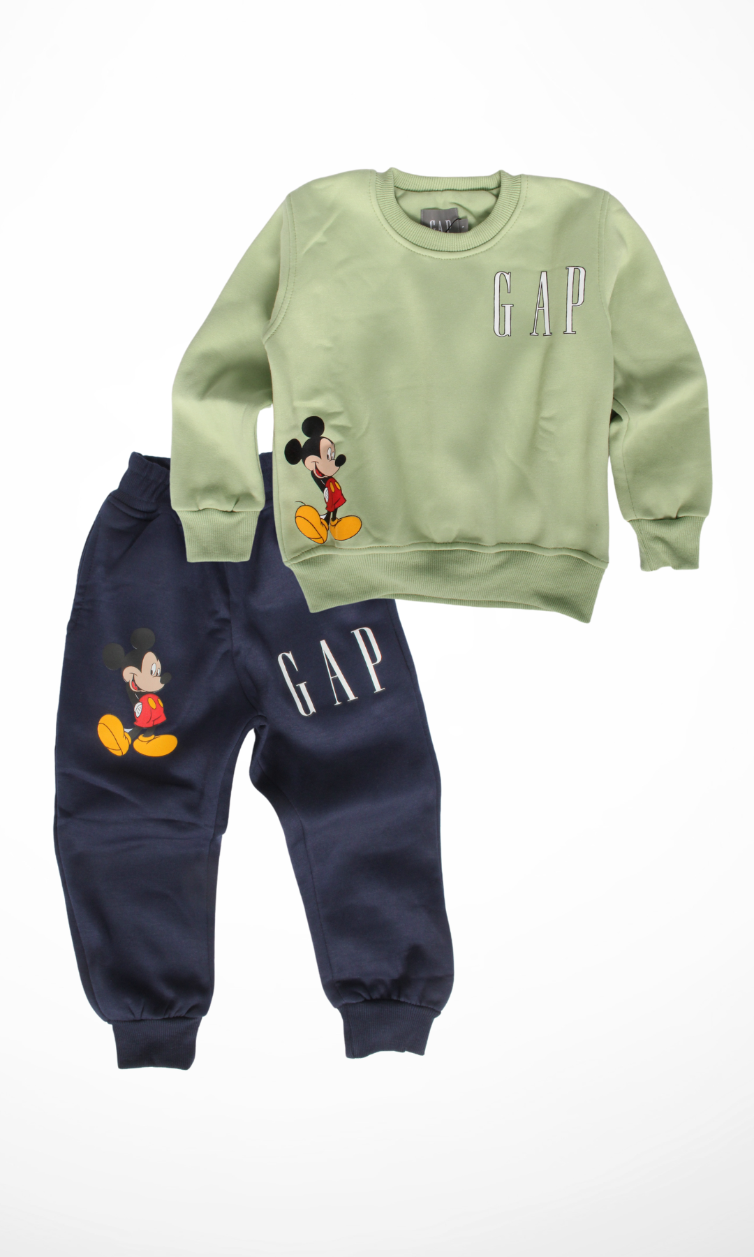 Kids Sweat Set Mickey (Light Green)