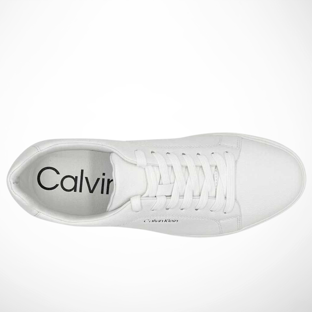 Men CK Flat Sneaker (White)