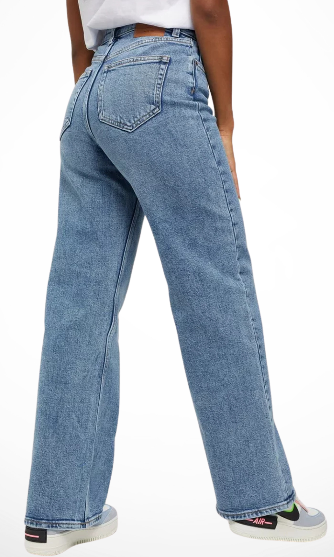 Original Women Wide Leg Jeans (Mid Blue)