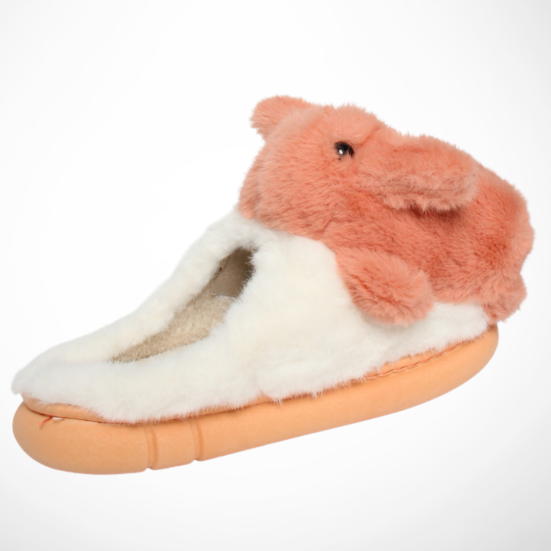 Women Furry Slipper Bunny (Orange)