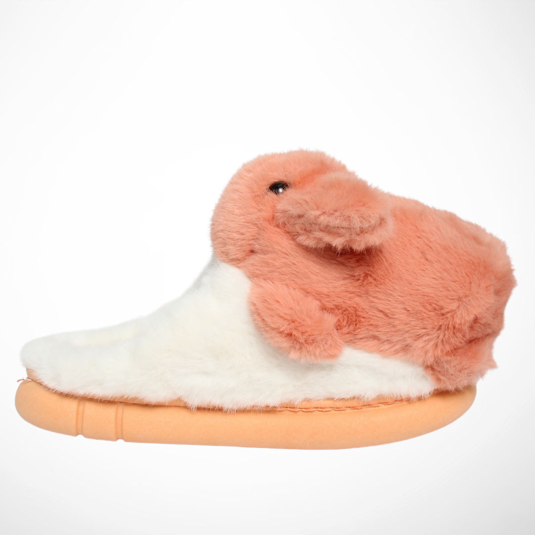 Women Furry Slipper Bunny (Orange)