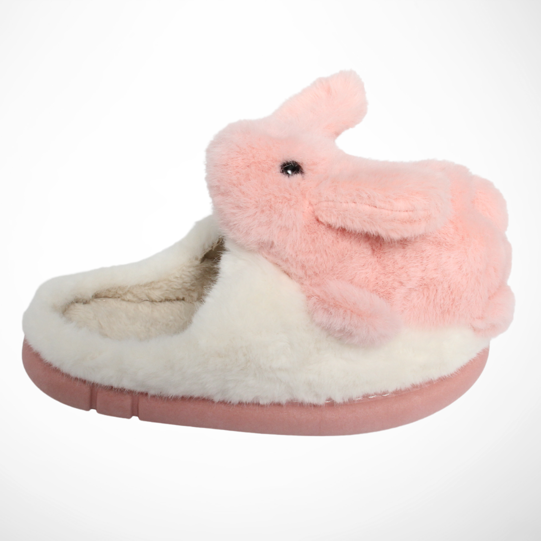 Women Furry Slipper Bunny (Pink)