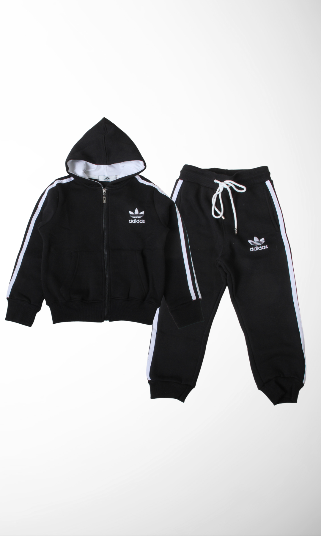 Kids Cotton Padded Set (Black)