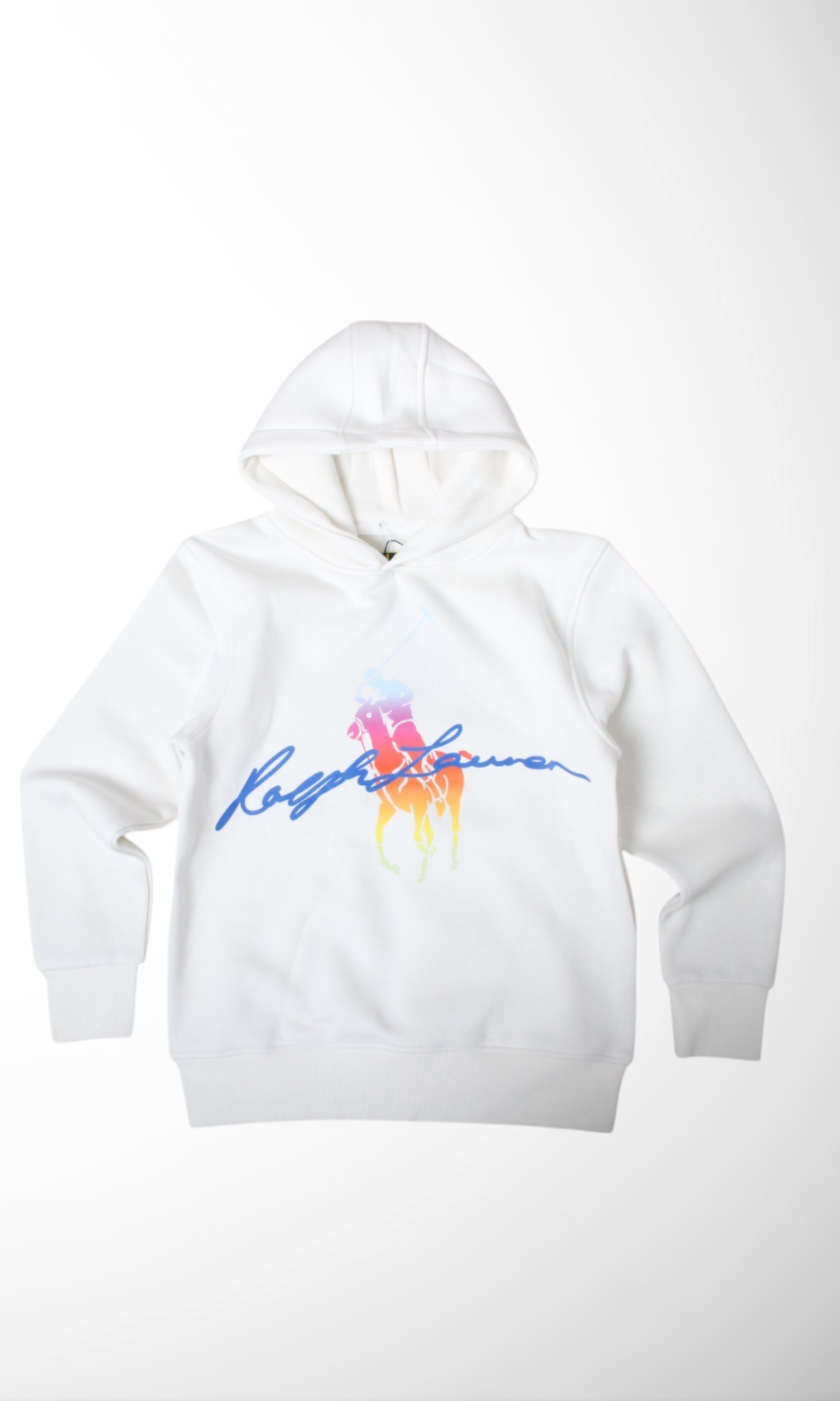 Kids Hoodie Fleecy Inside (White)