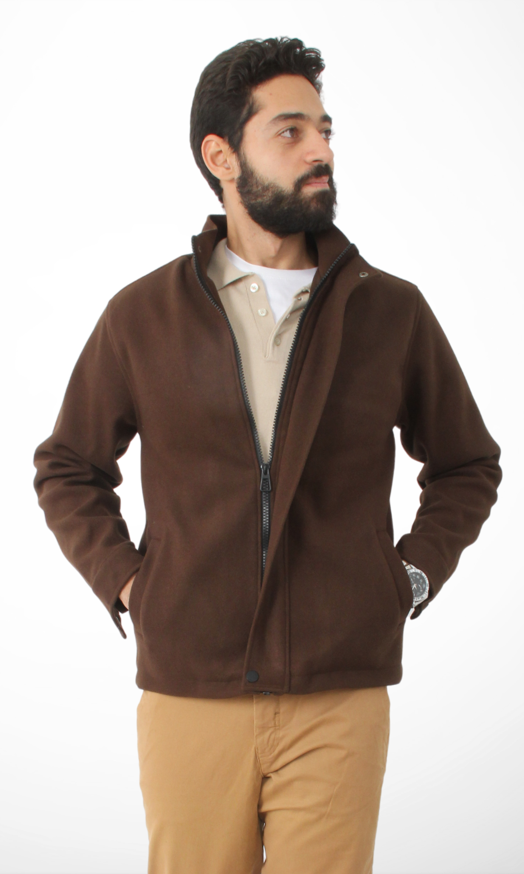 Men Gogh Blazer (Dark Brown)