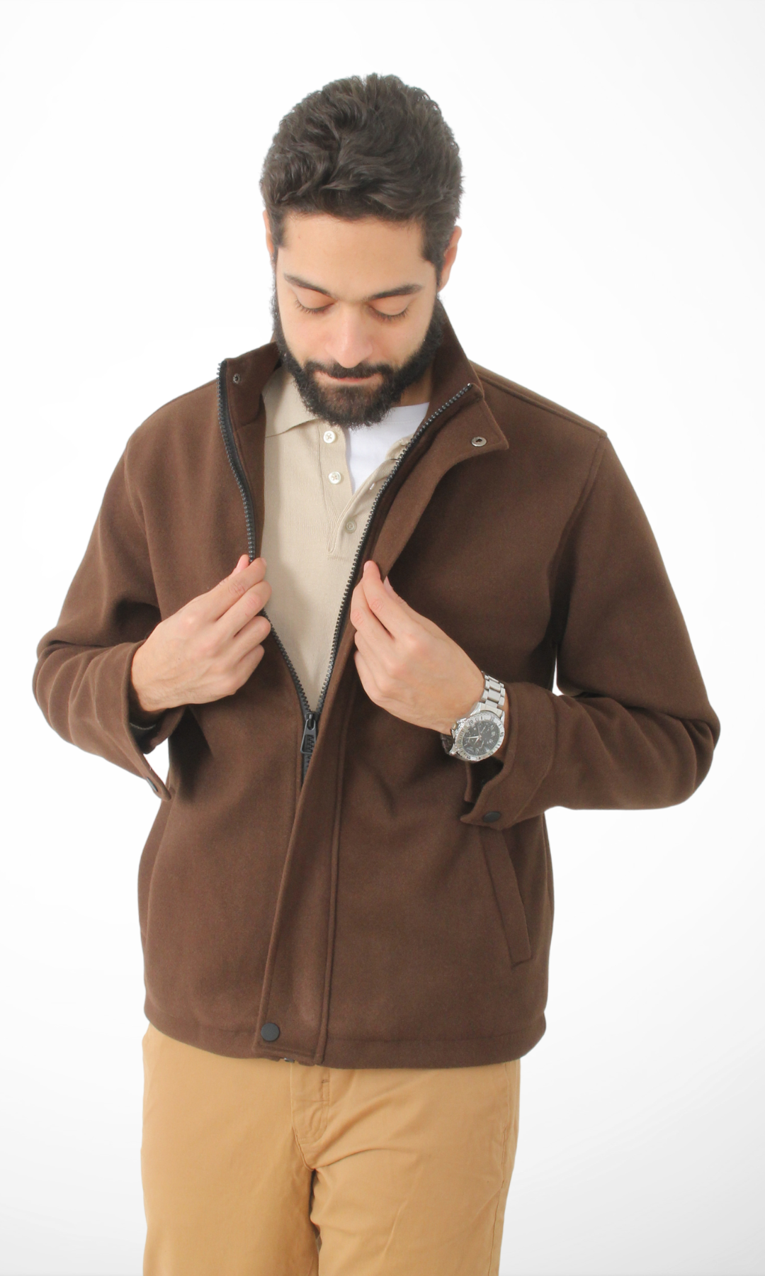 Men Gogh Blazer (Dark Brown)
