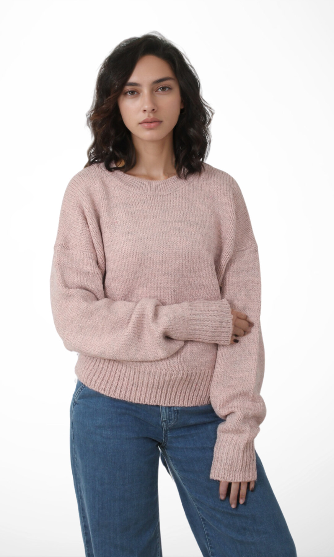 Women Relax Fit Crew Neck (Kashmir)
