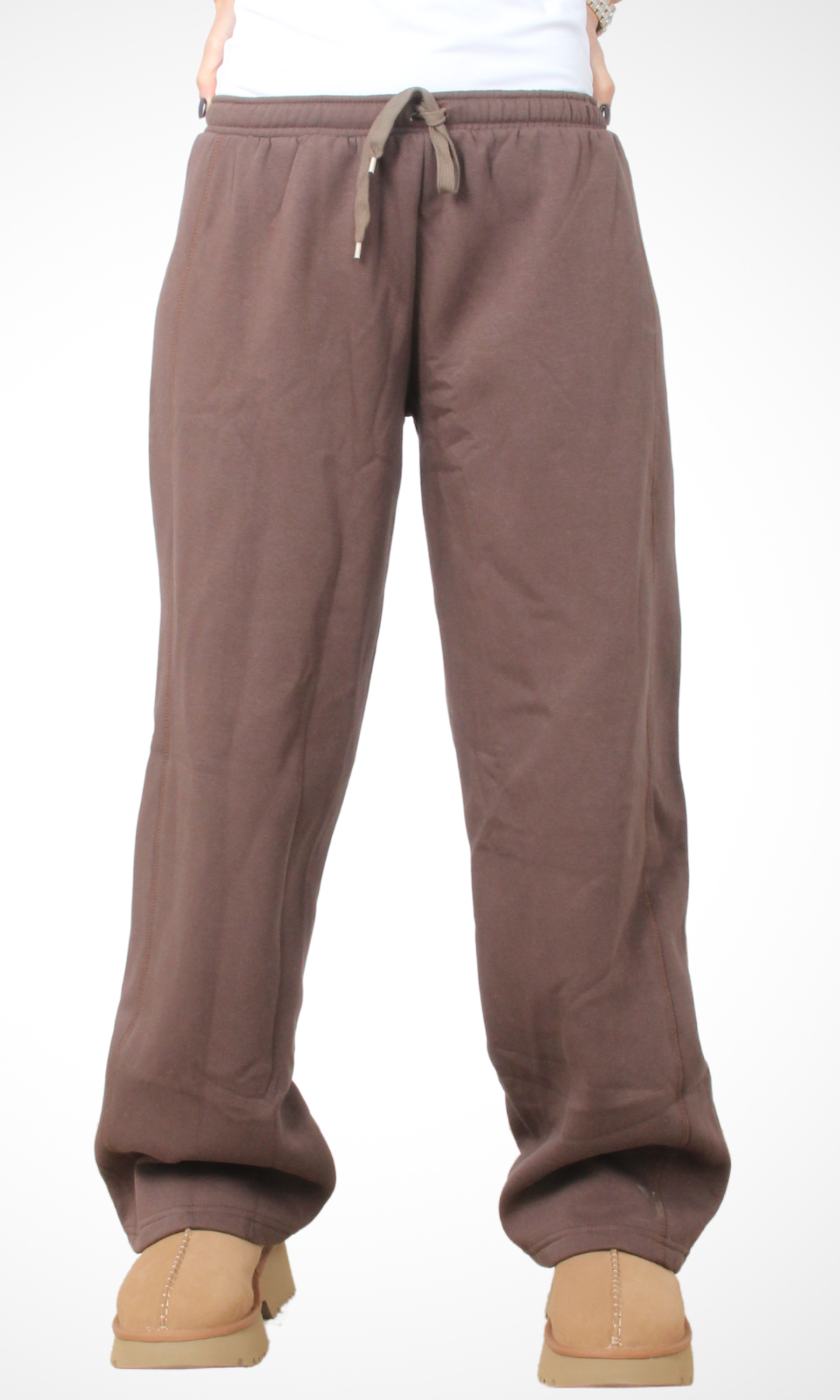 Women Straight Leg Sweatpants (Brown)