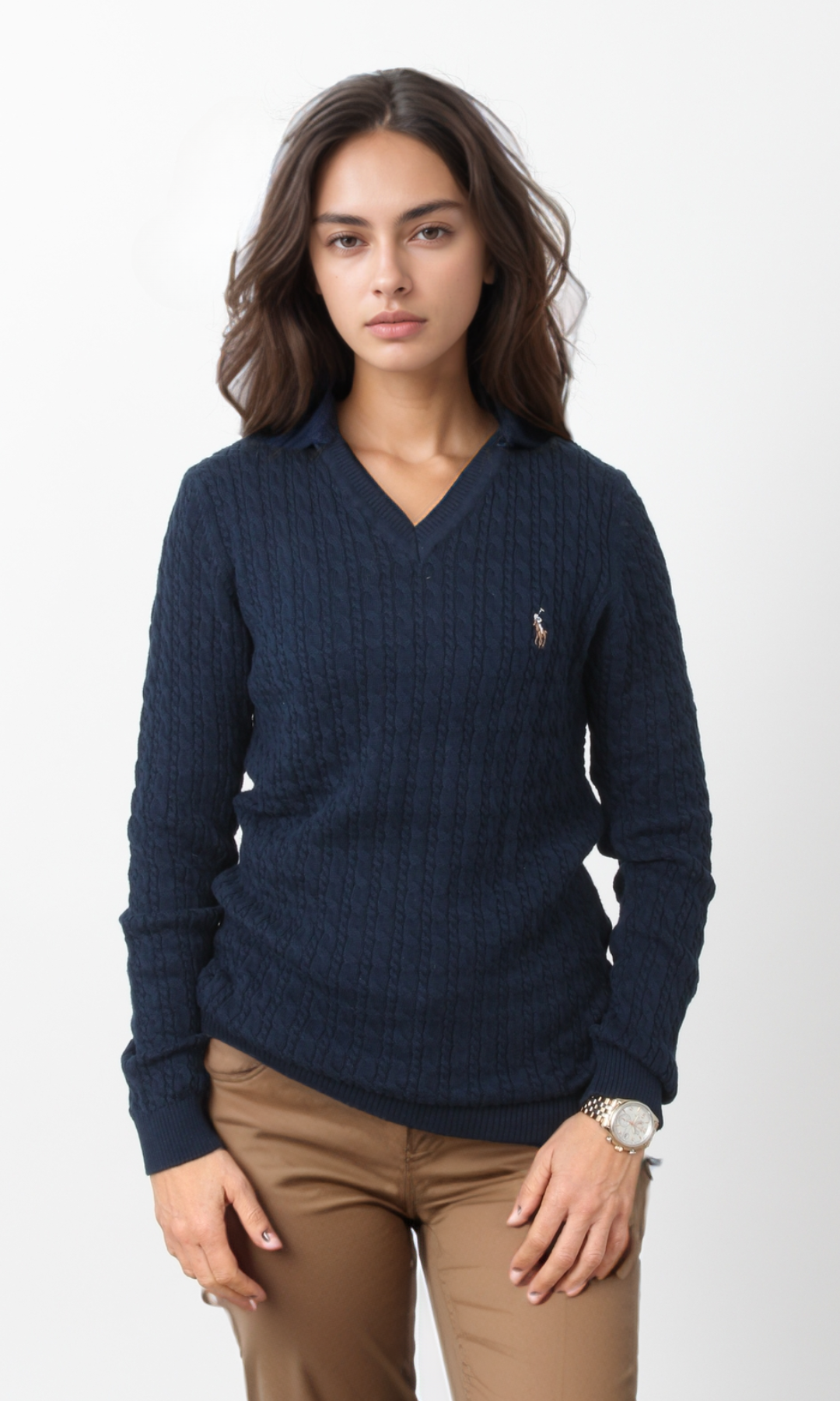 Women Knit Jumper (Dark Blue)