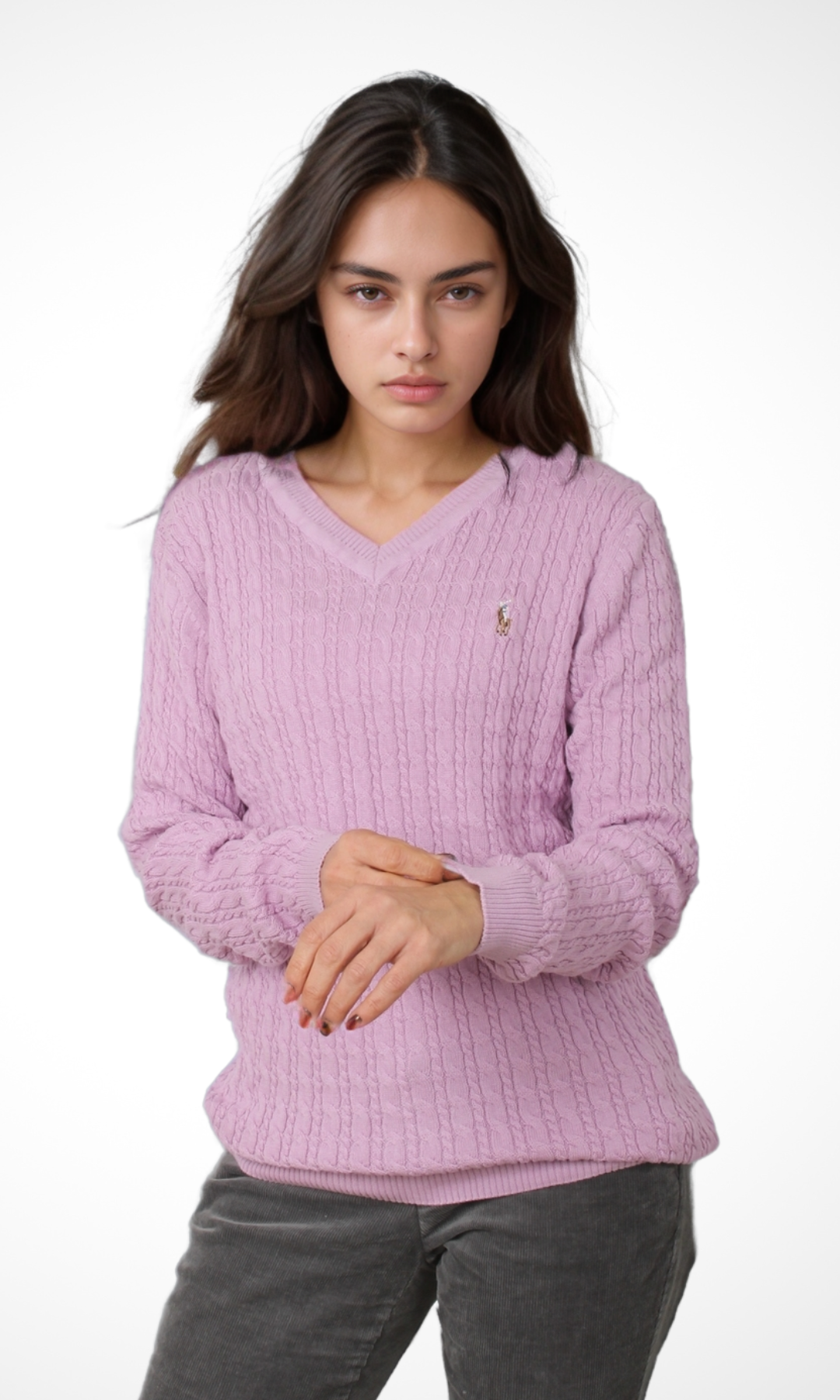 Women Knit Jumper (Lilac)
