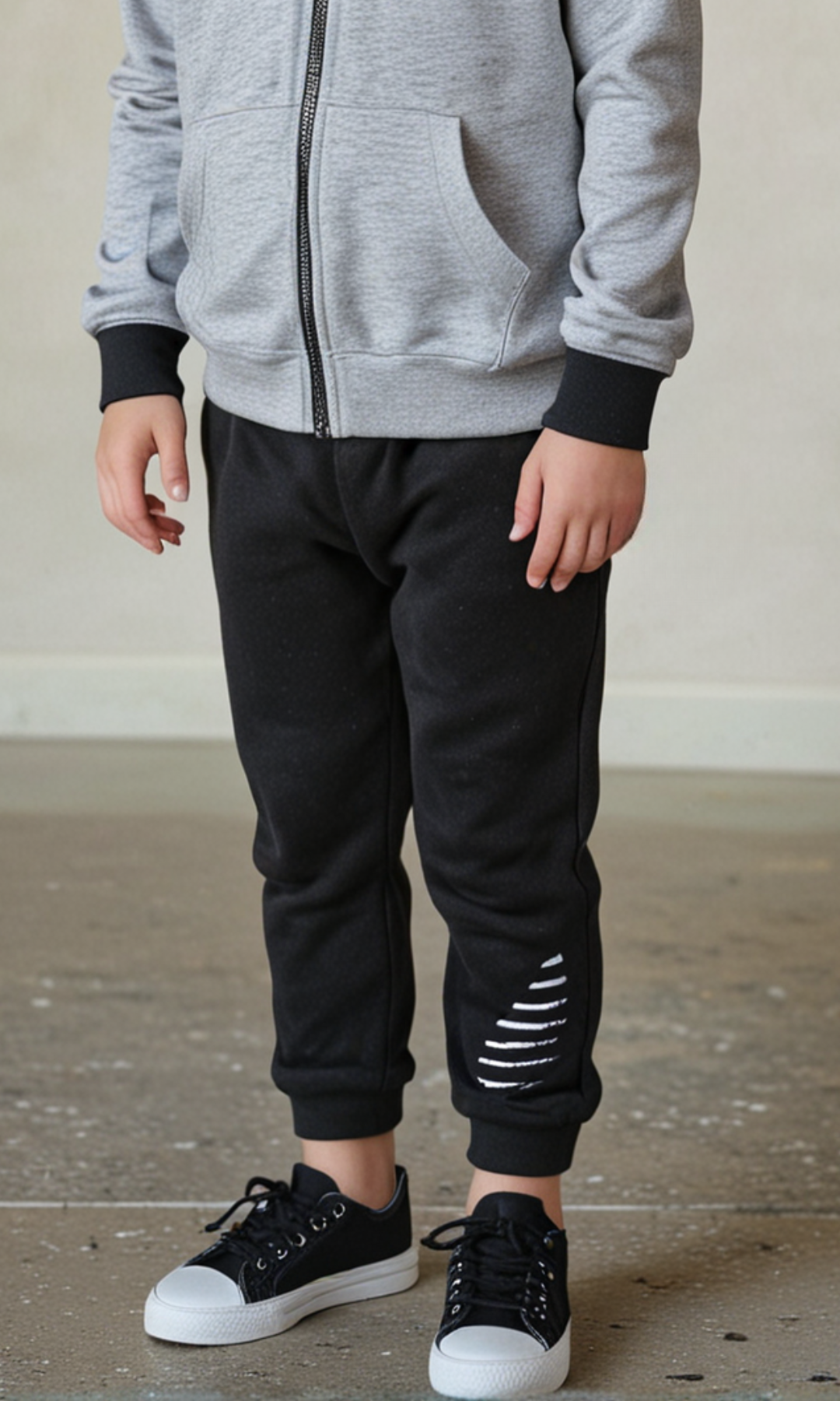 Kids Sweatpants Jogger (Black)