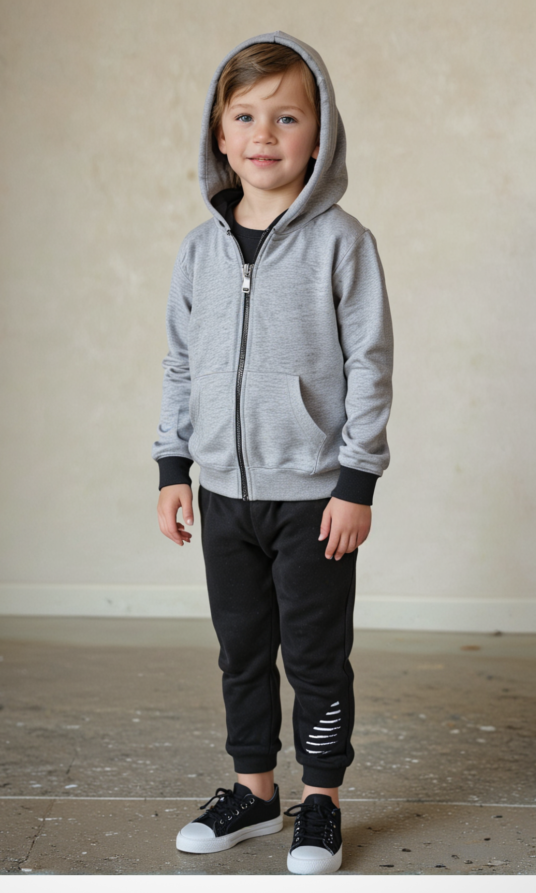 Kids Sweatpants Jogger (Black)